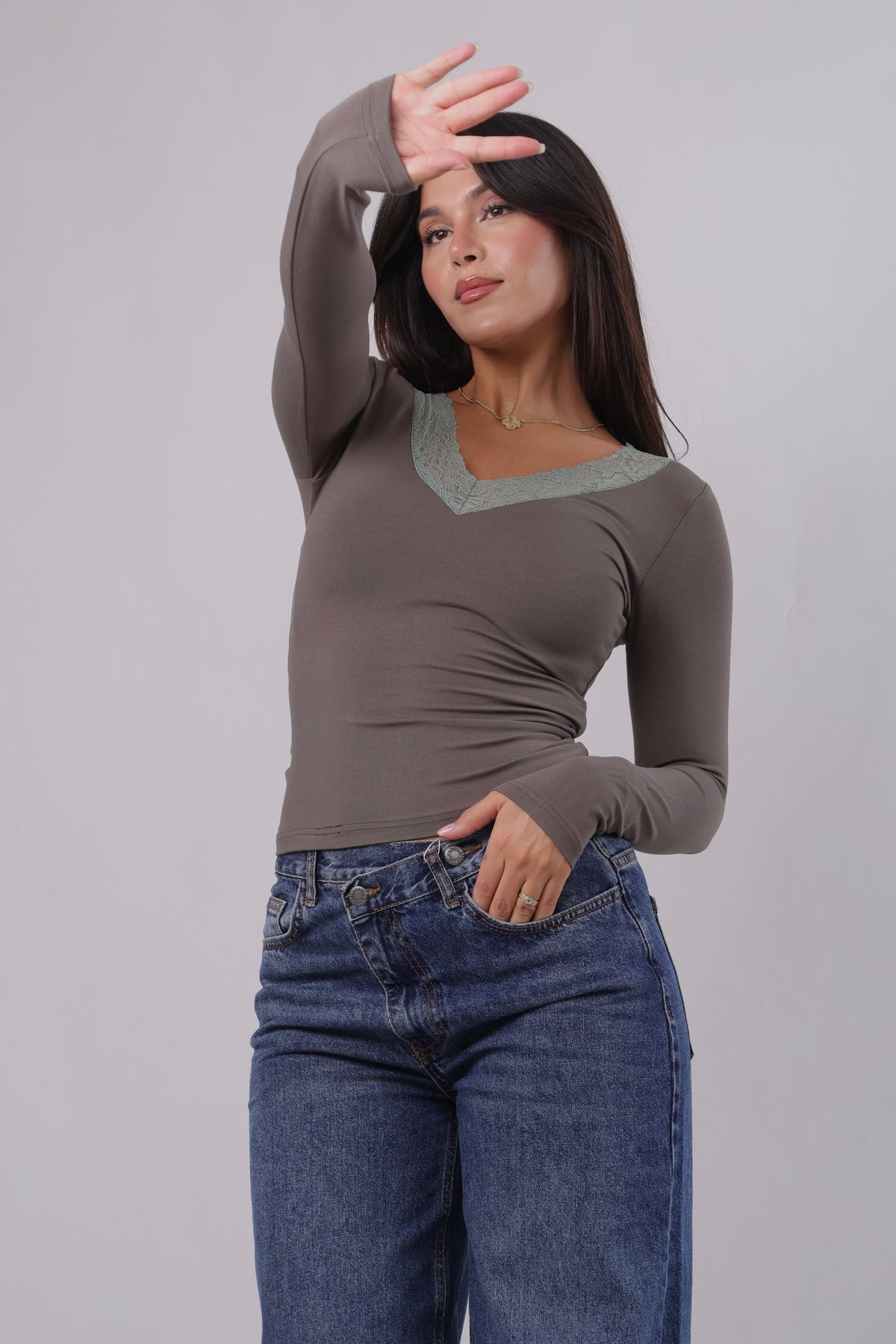 Lace Basic Top
