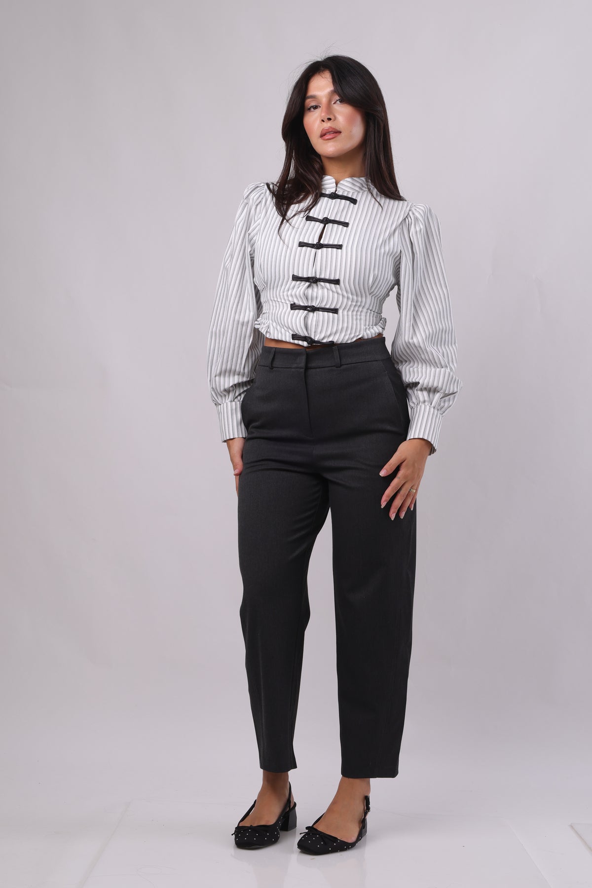 Cropped Straight Tailored Trouser