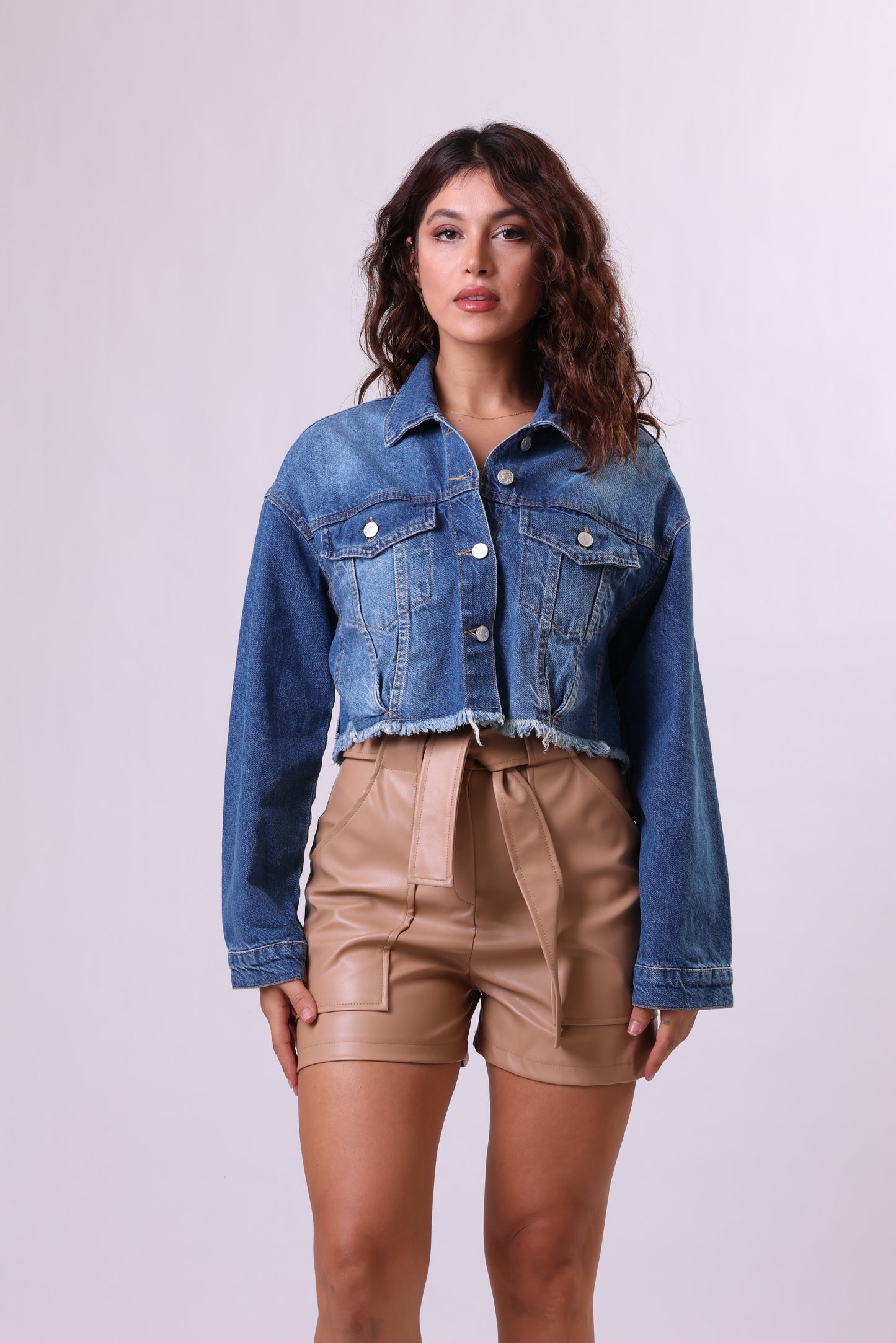 Crop Denim Jacket ' Zara Brand'