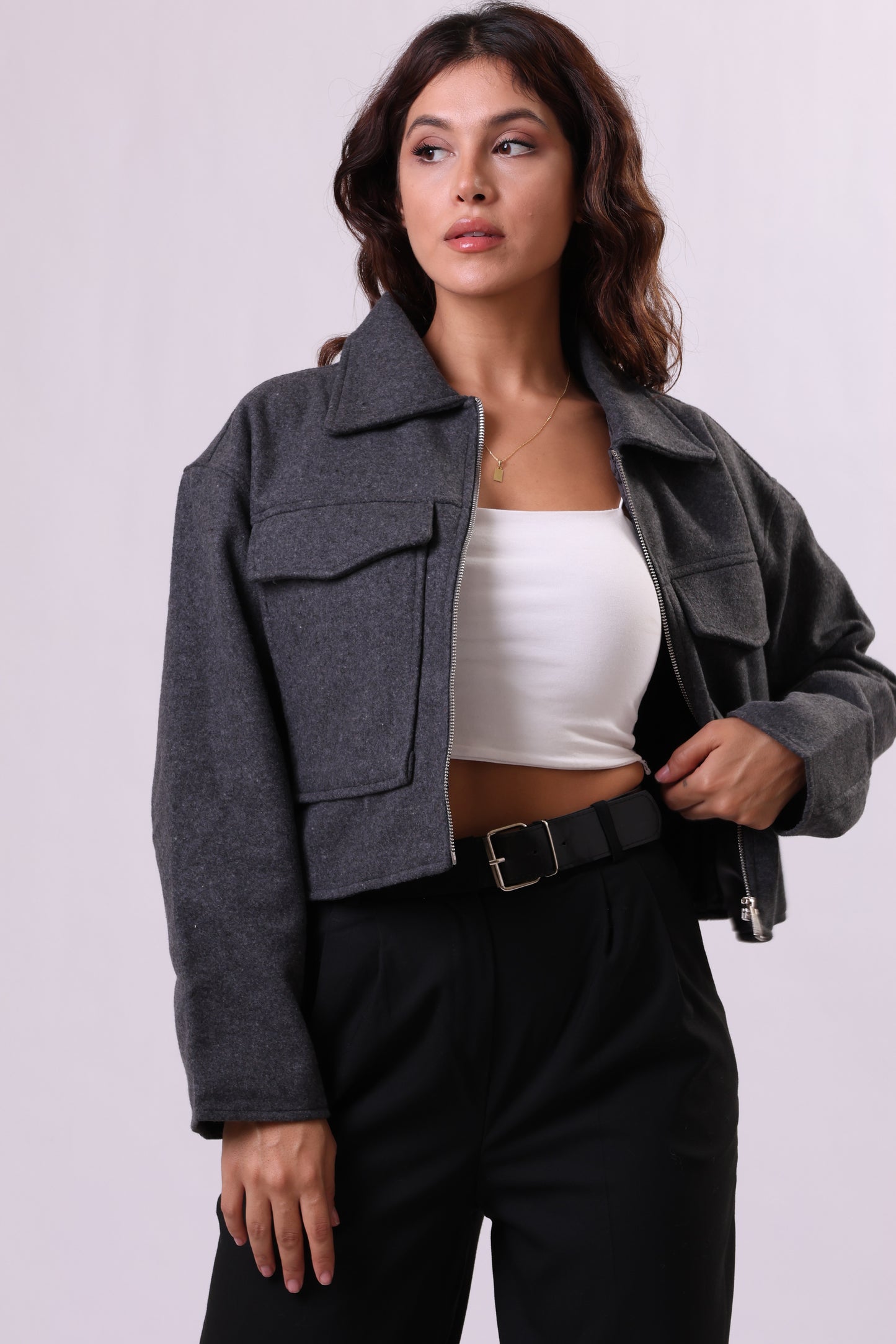 Jacket with Side Pockets