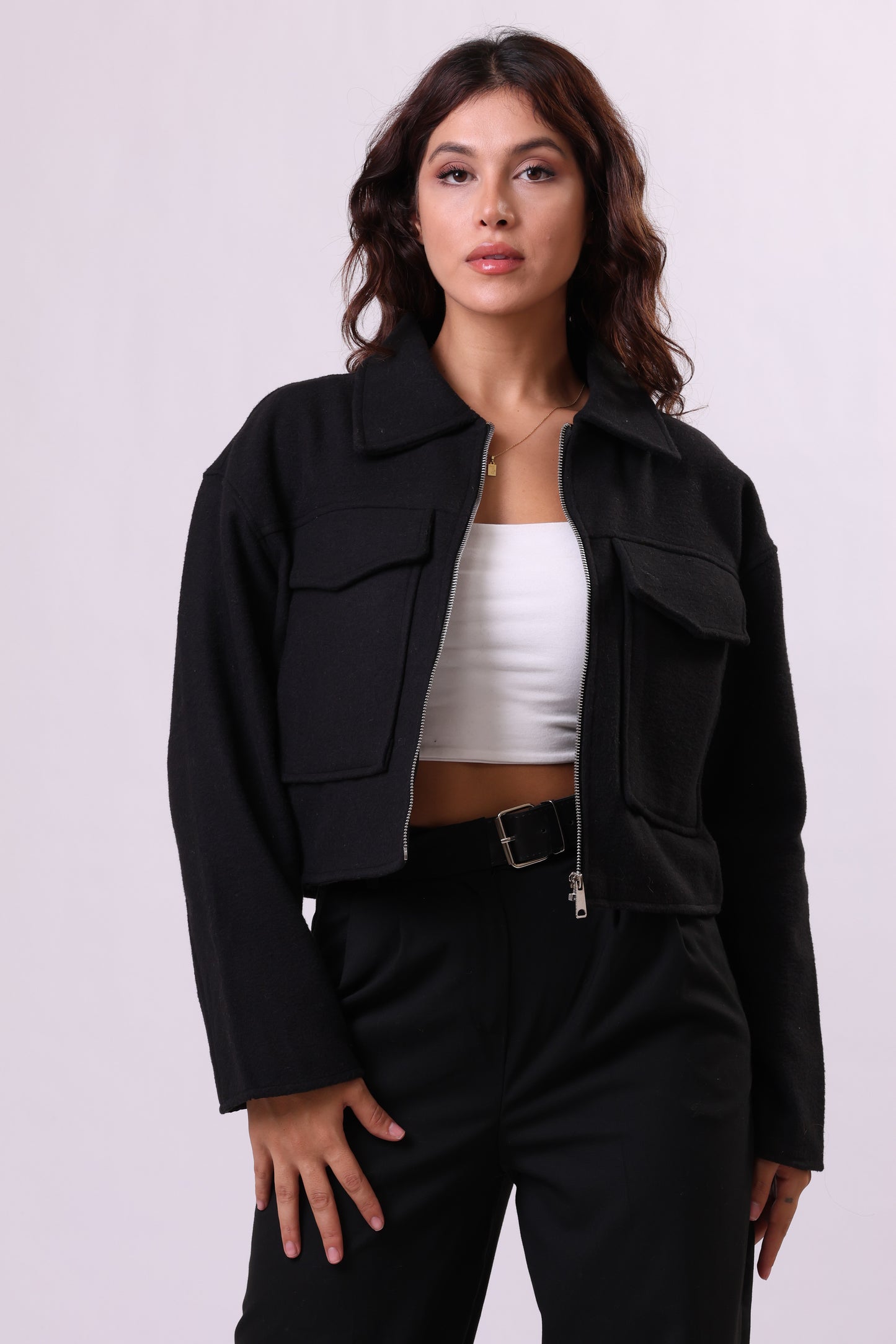 Jacket with Side Pockets