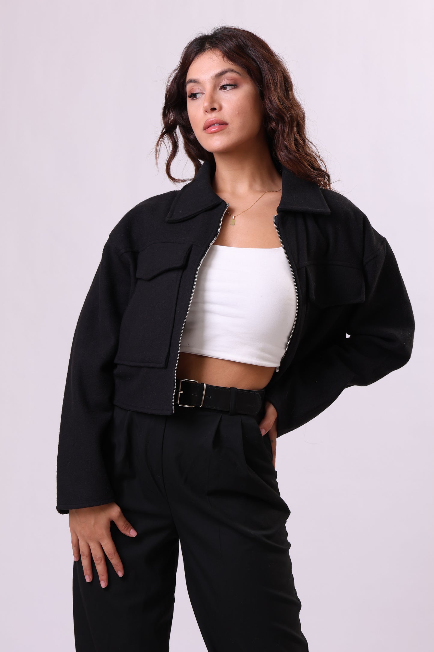 Jacket with Side Pockets