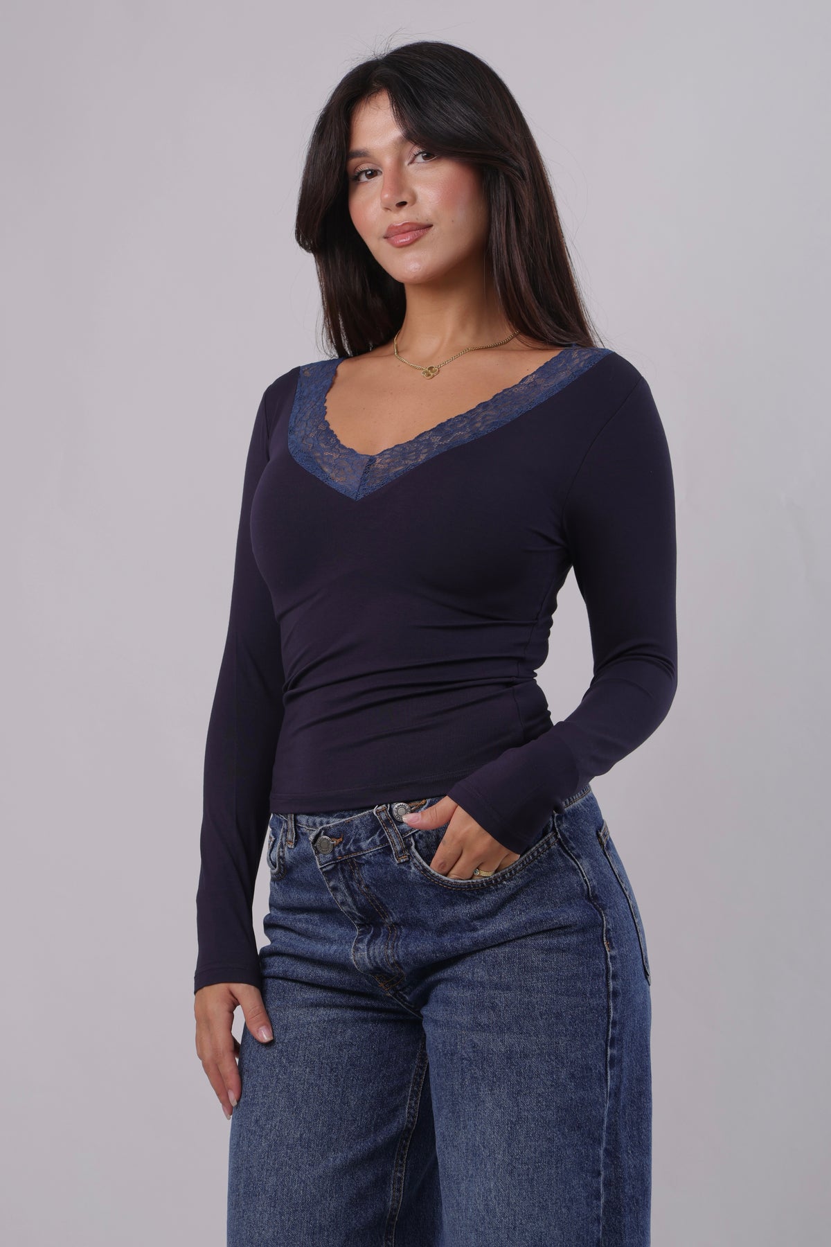 Lace Basic Top