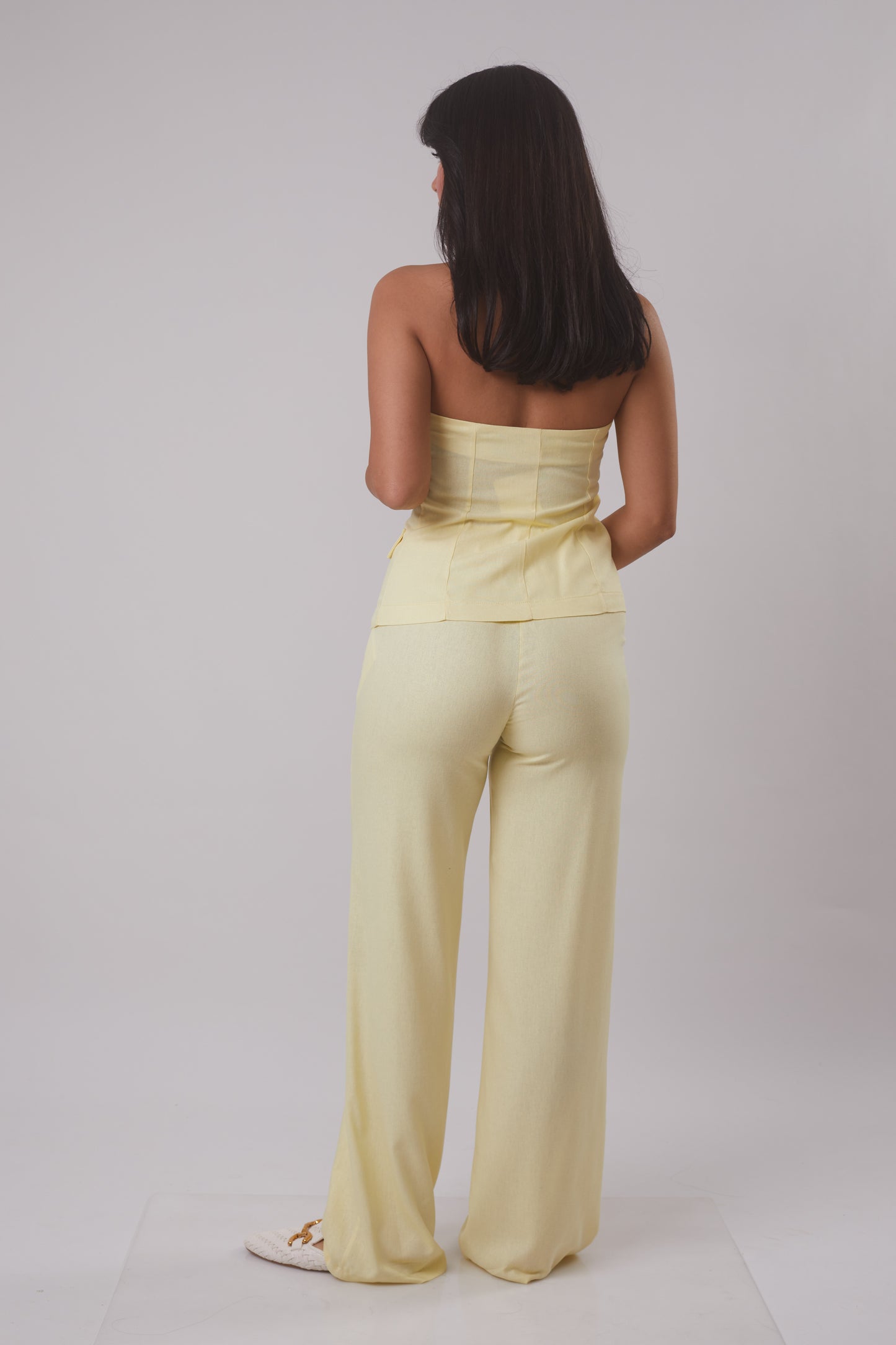 The Halter Vest & Trouser Linen Set