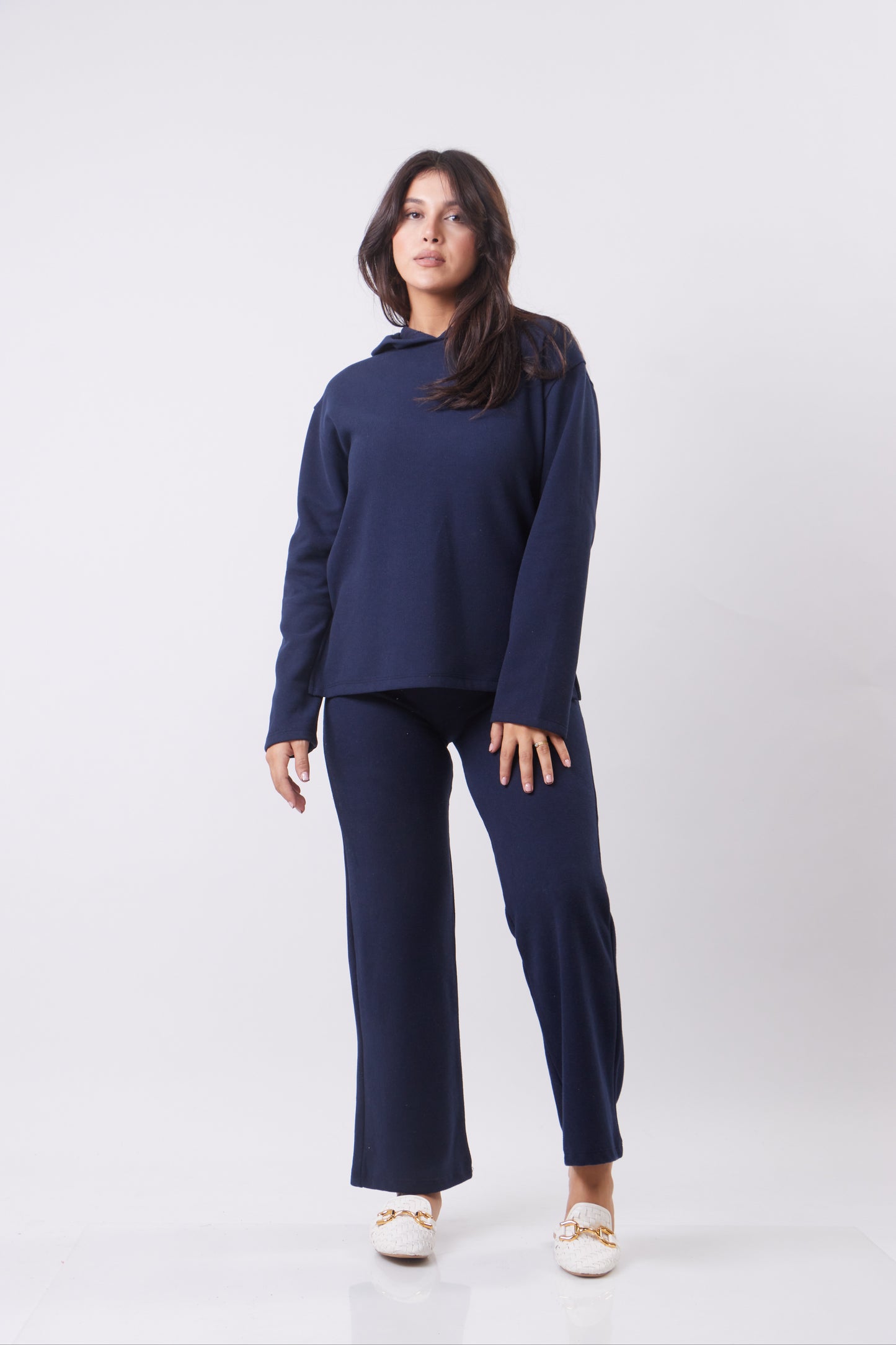 The Ribbed Hoodie Set