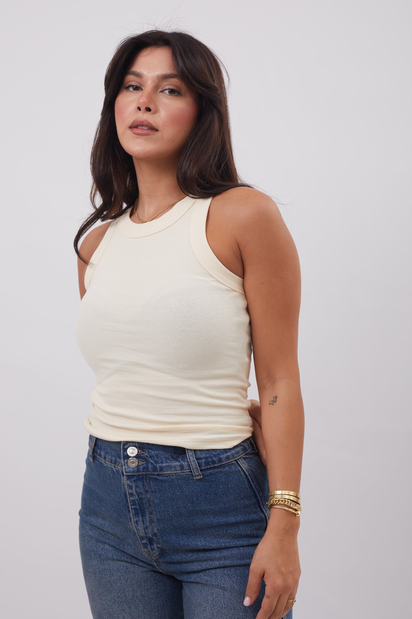 Essential Ribbed Tank