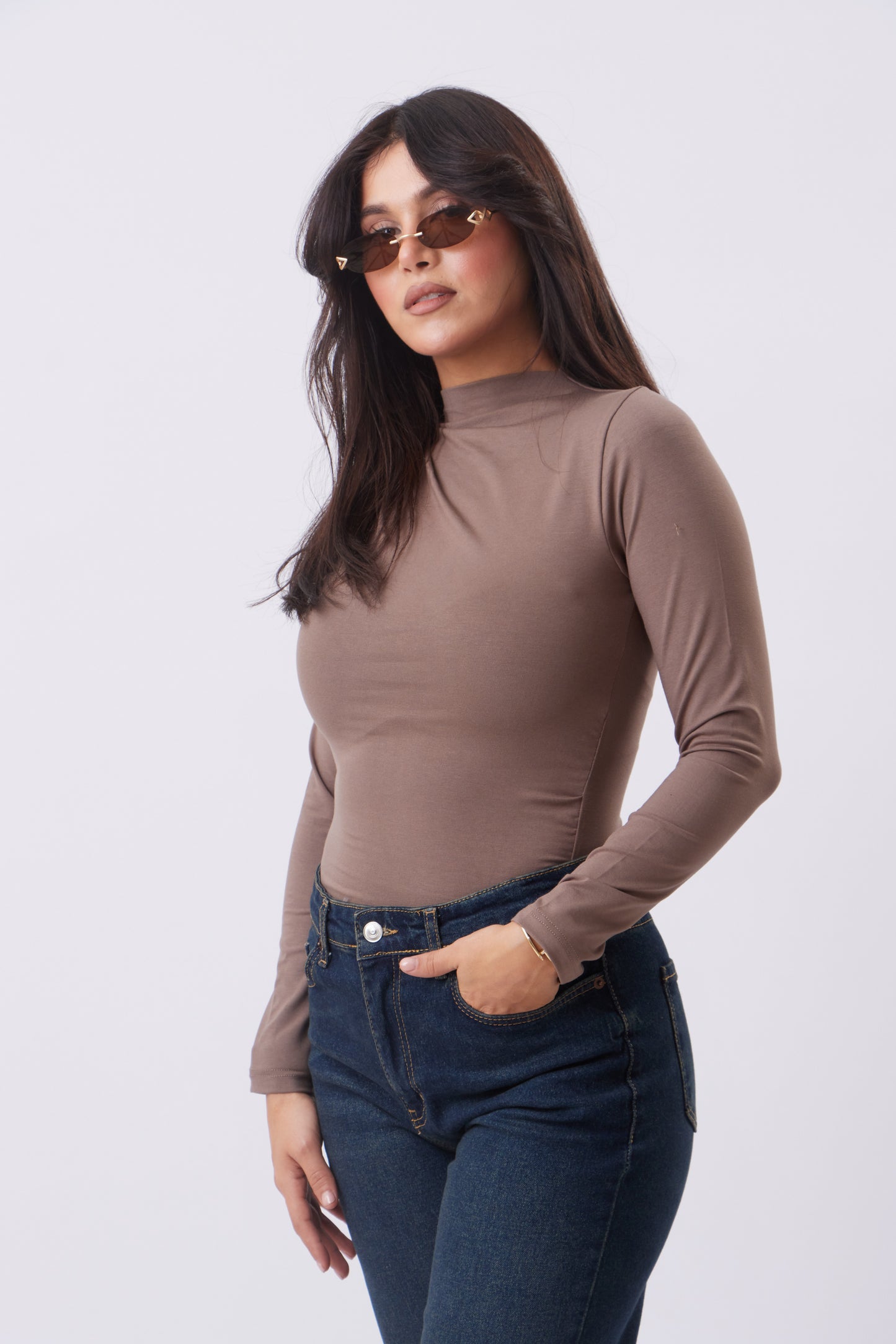 Luna Rushed long sleeve Top
