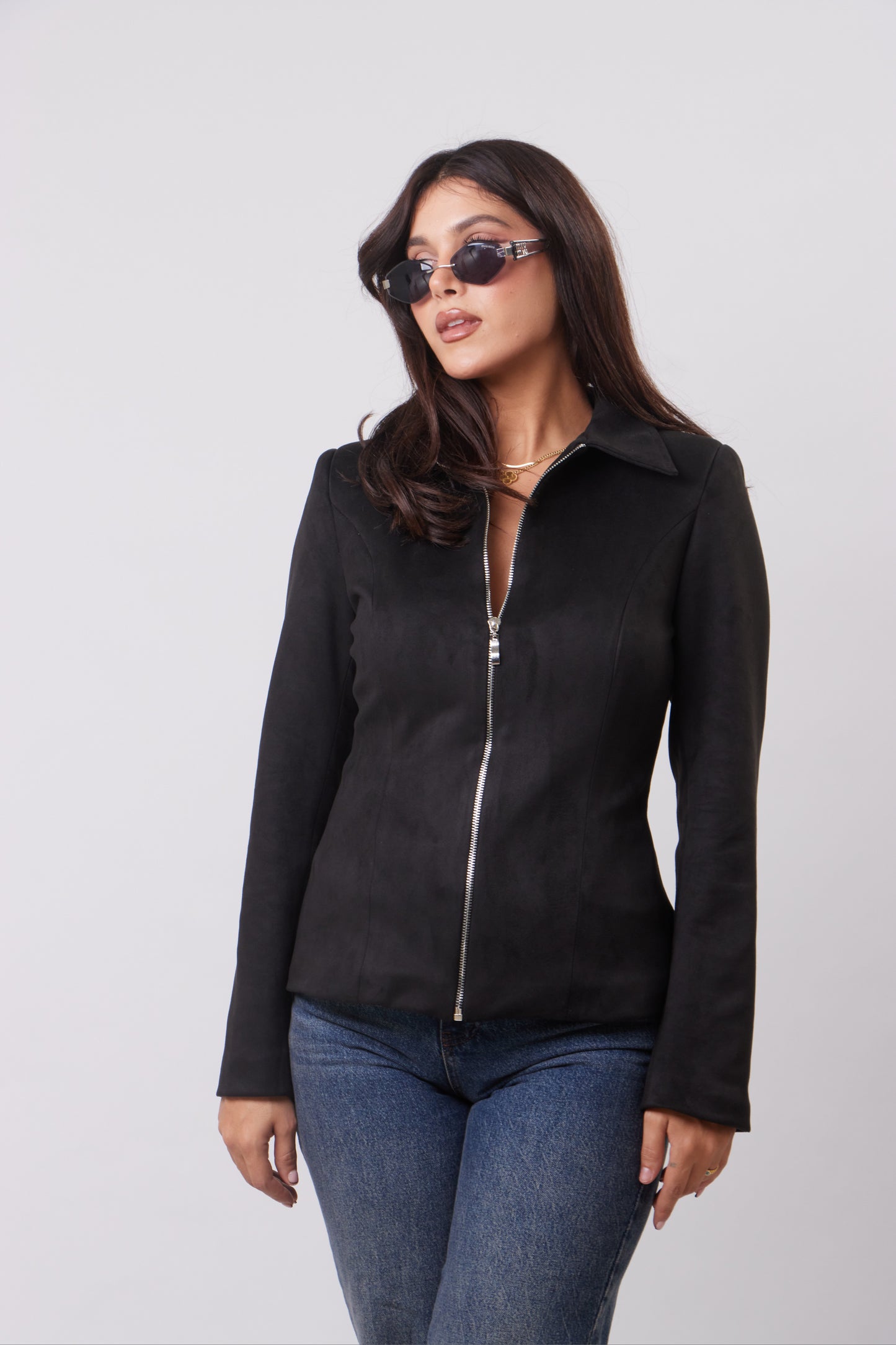 Fitted Zip-Up Jacket