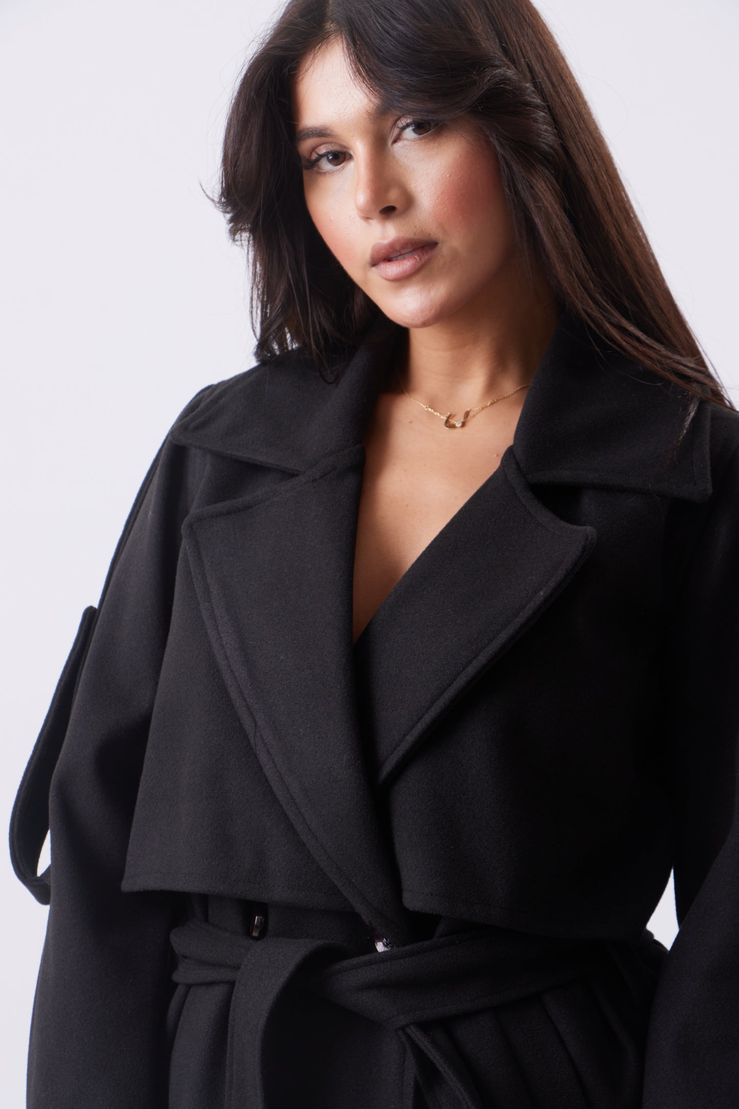 Belted Mini-Coat