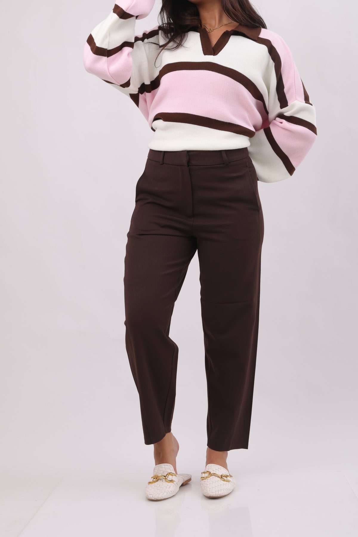 Cropped Straight Tailored Trouser
