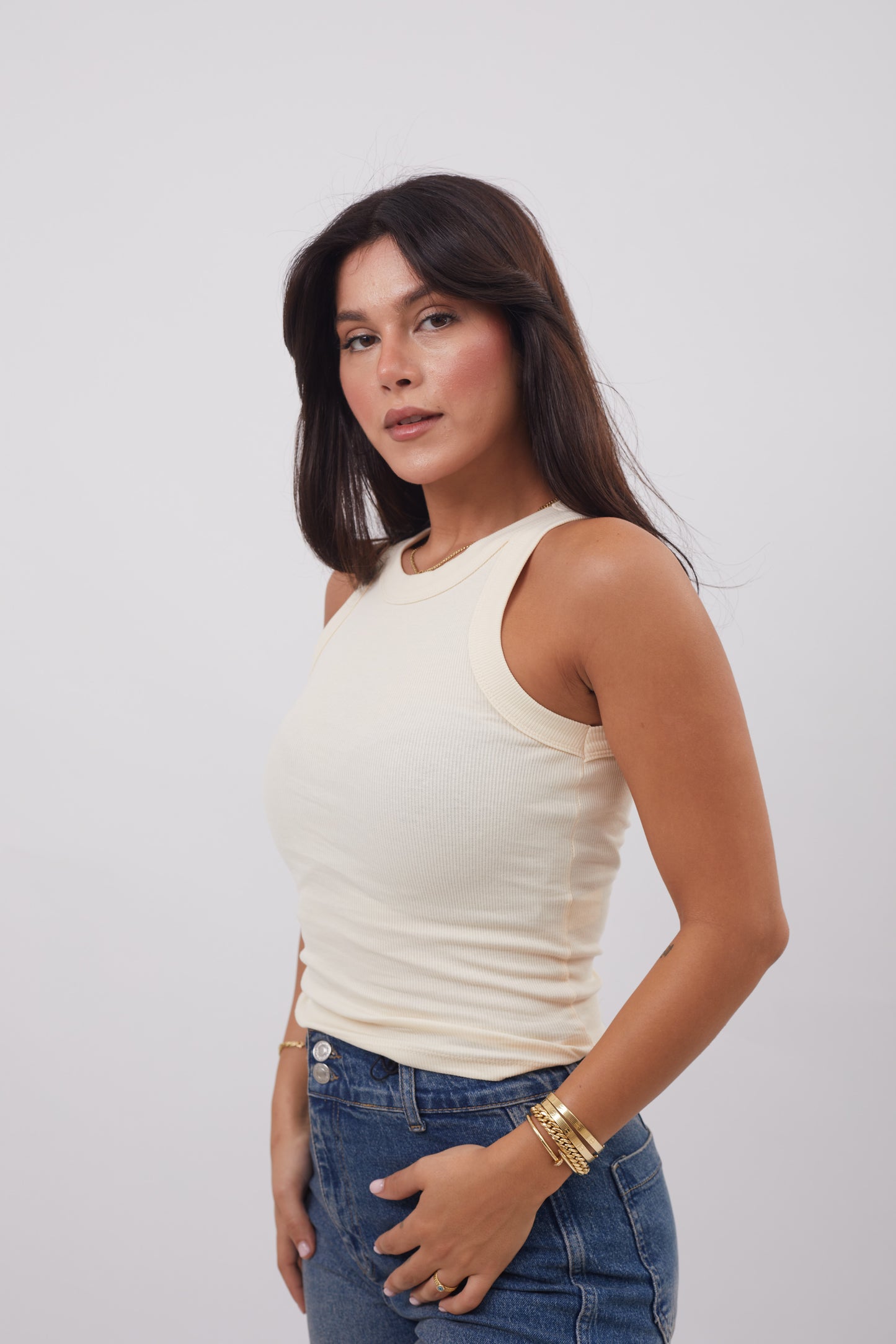 Essential Ribbed Tank