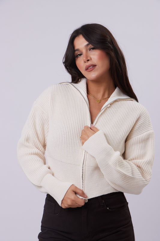 Cozy Zip-up knit