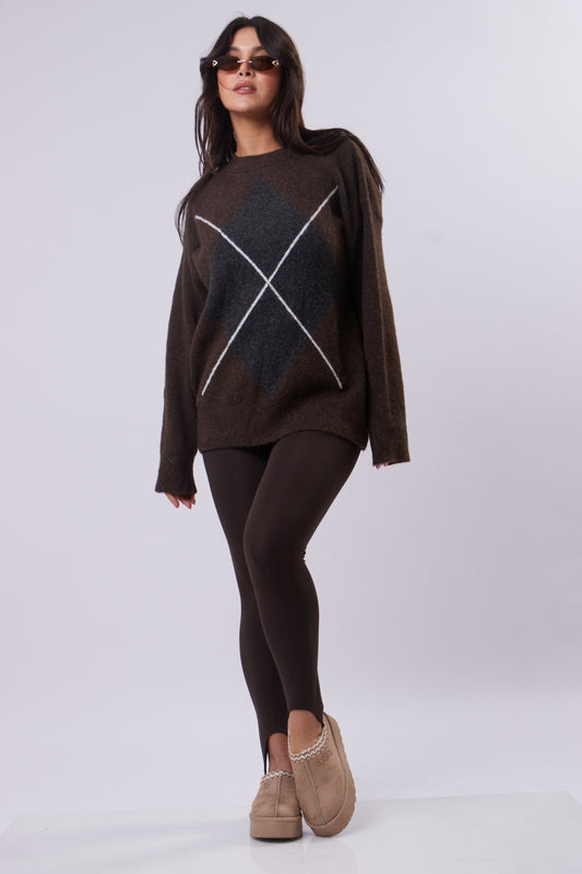 Argyle Everyday Knit