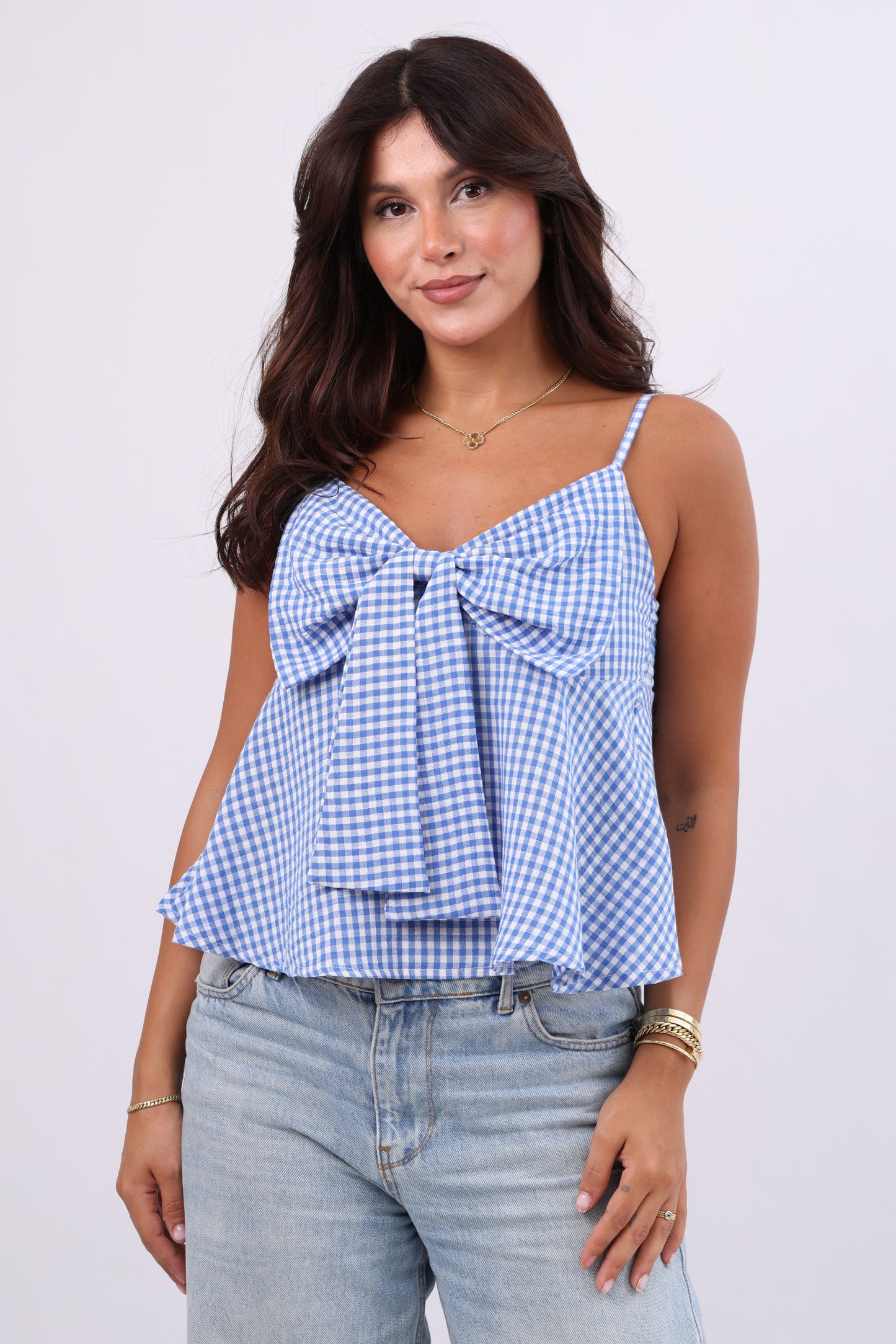 Stella Gingham Top