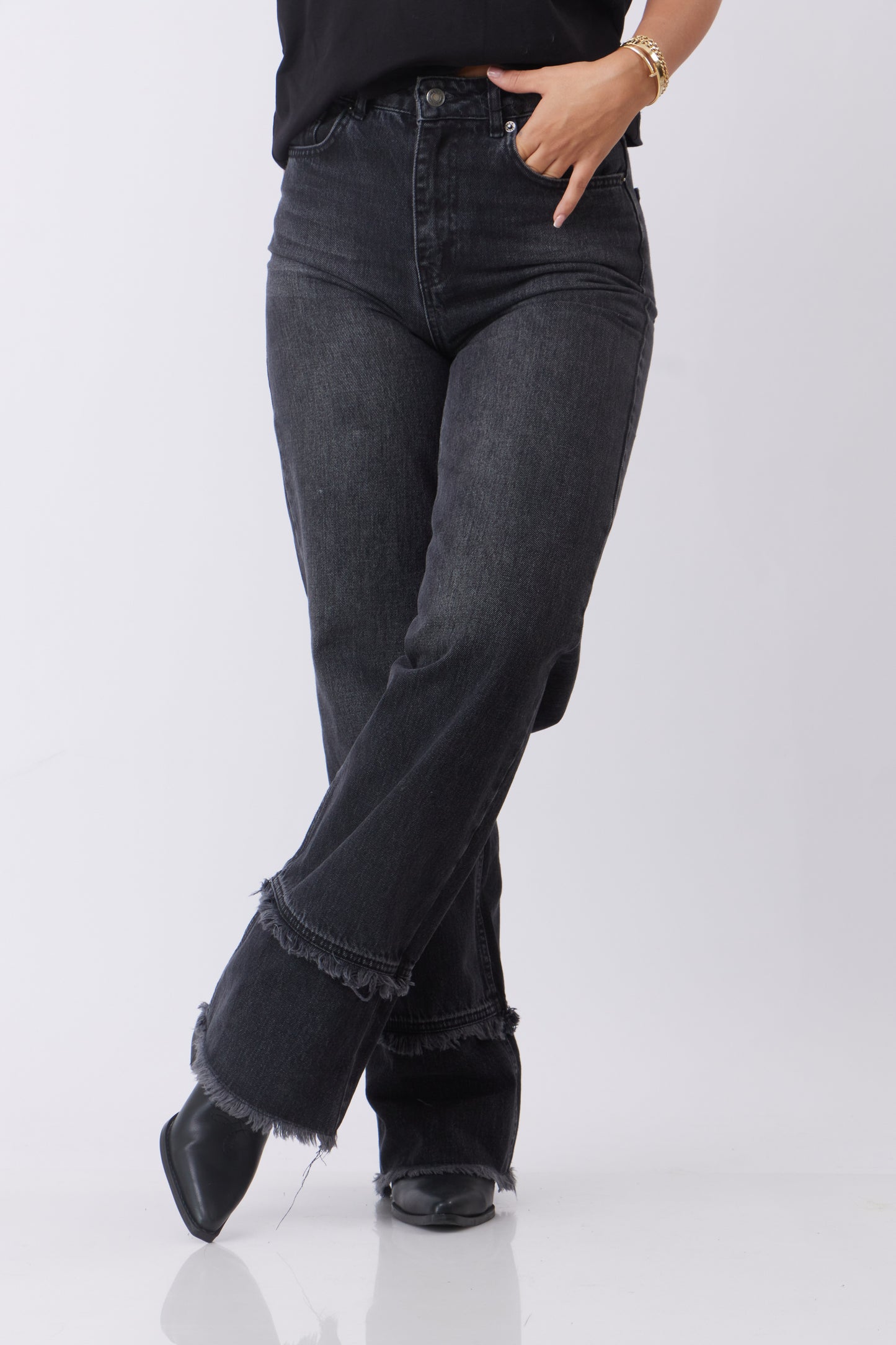 Black Washed Jeans
