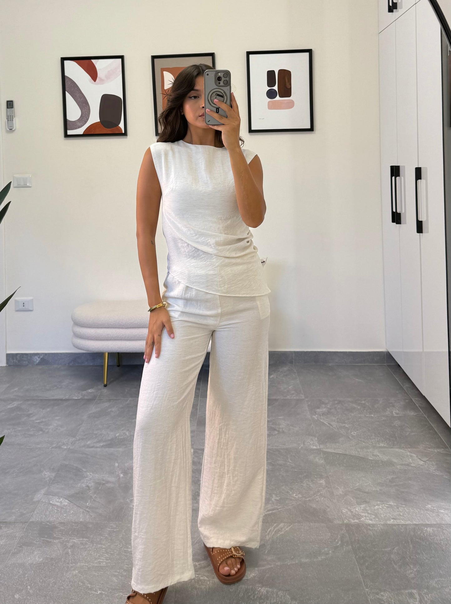 “MINA” LINEN SET