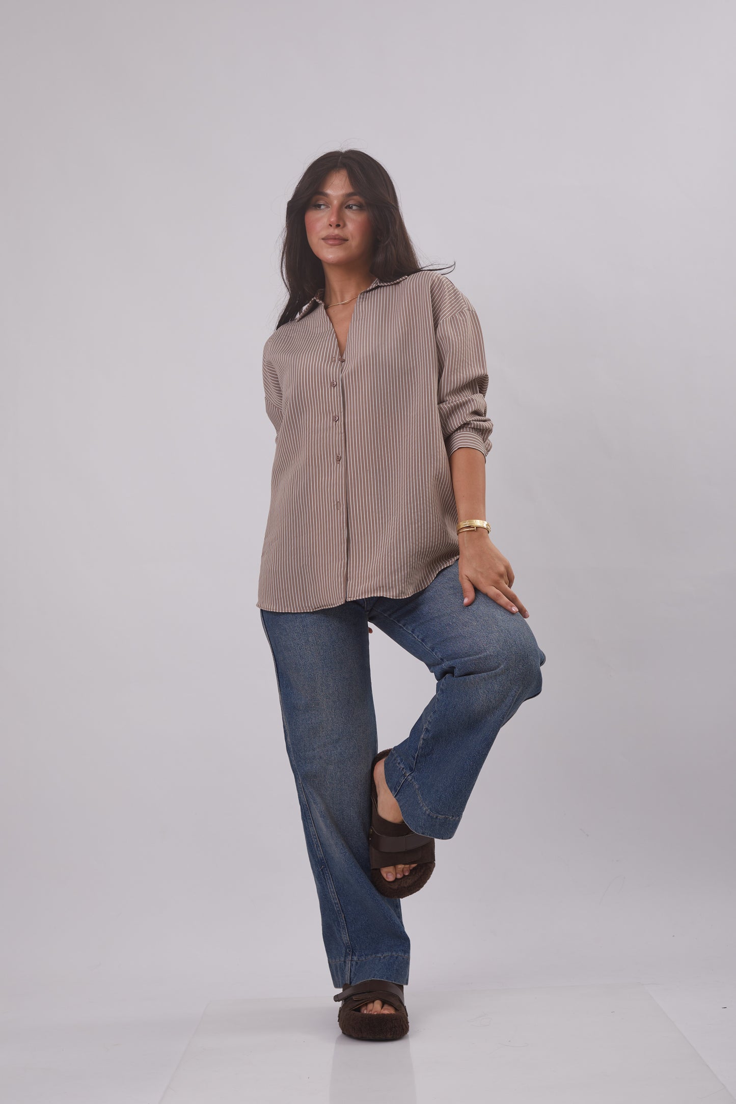 Striped Oversized Shirt