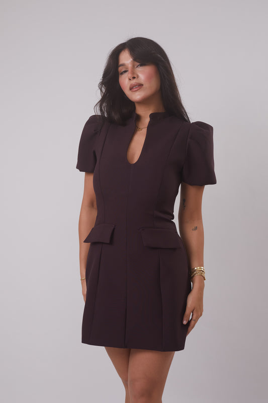 Sculpted Mini-Dress
