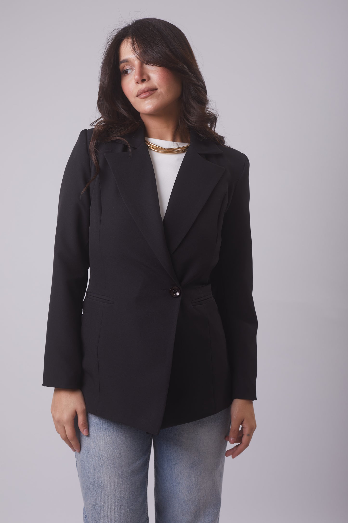 Hourglass Fit Belted Blazer