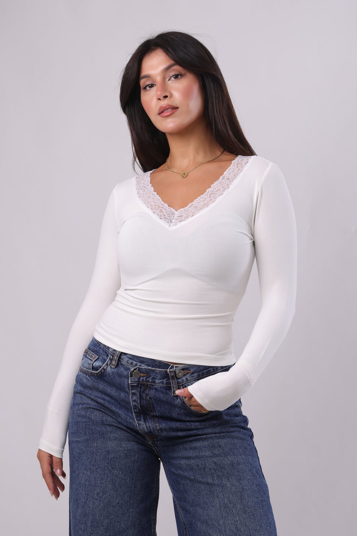 Lace Basic Top
