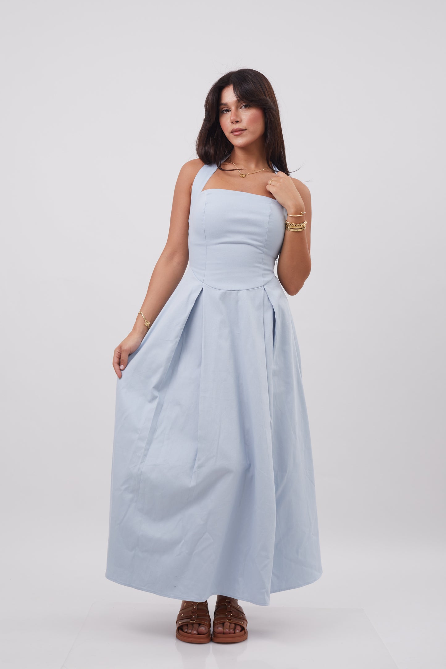 Chloe Halter Maxi Dress