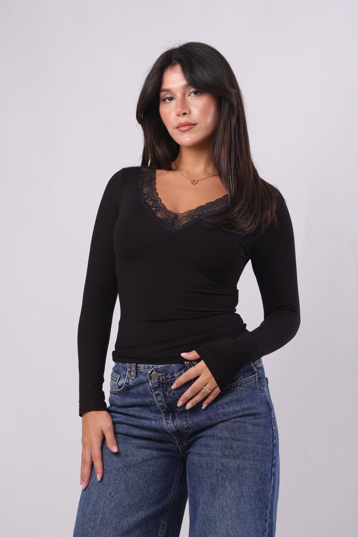 Lace Basic Top