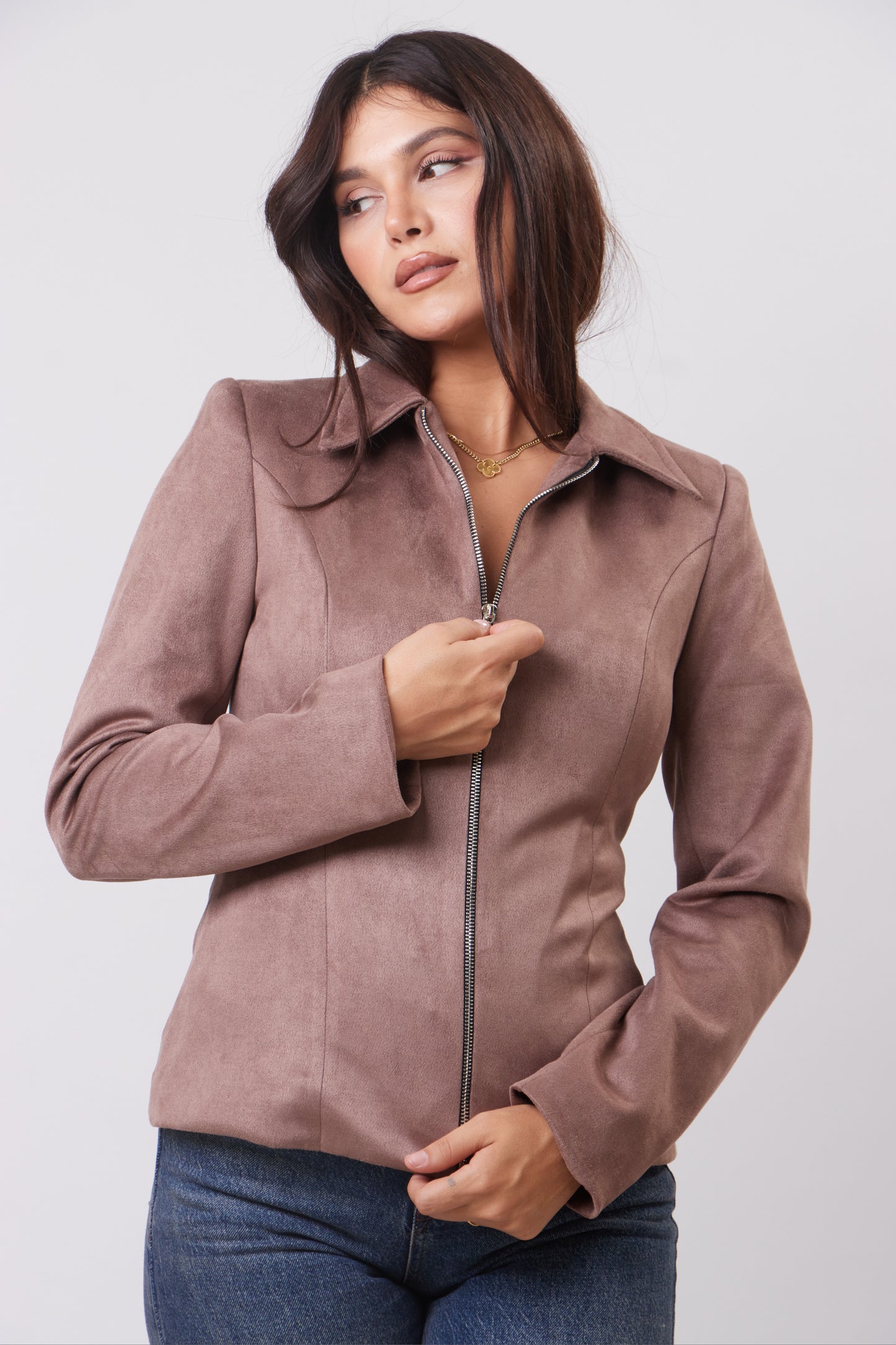 Fitted Zip-Up Jacket