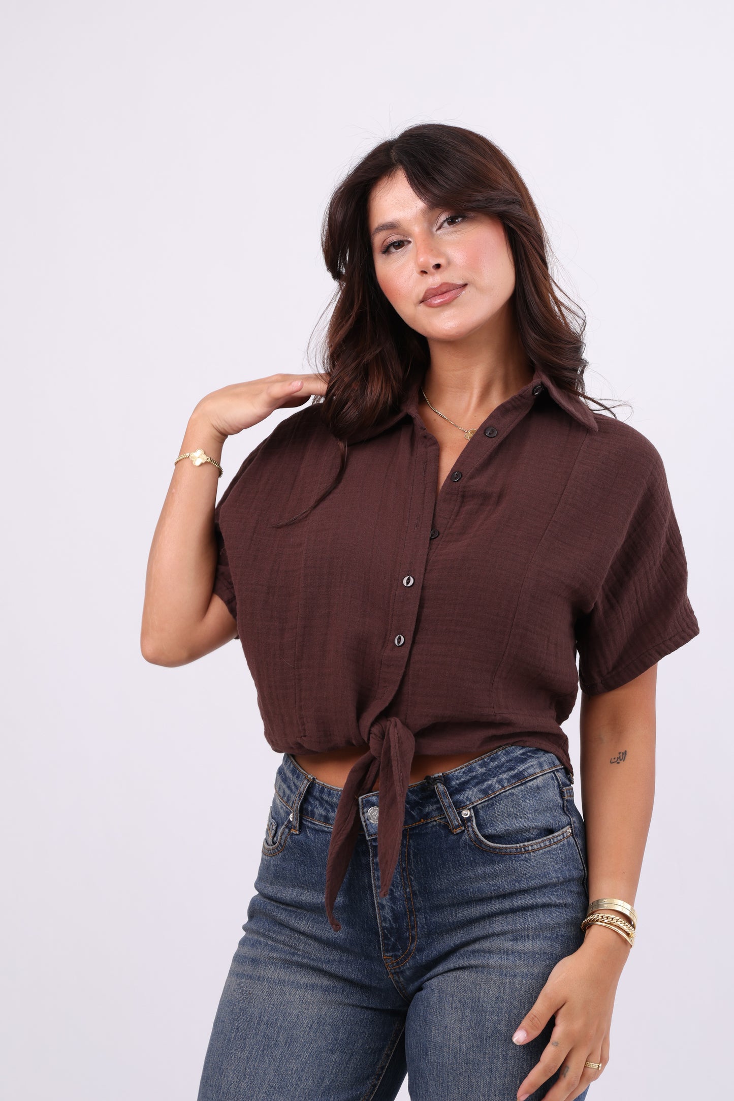 Tie-Front Blouse