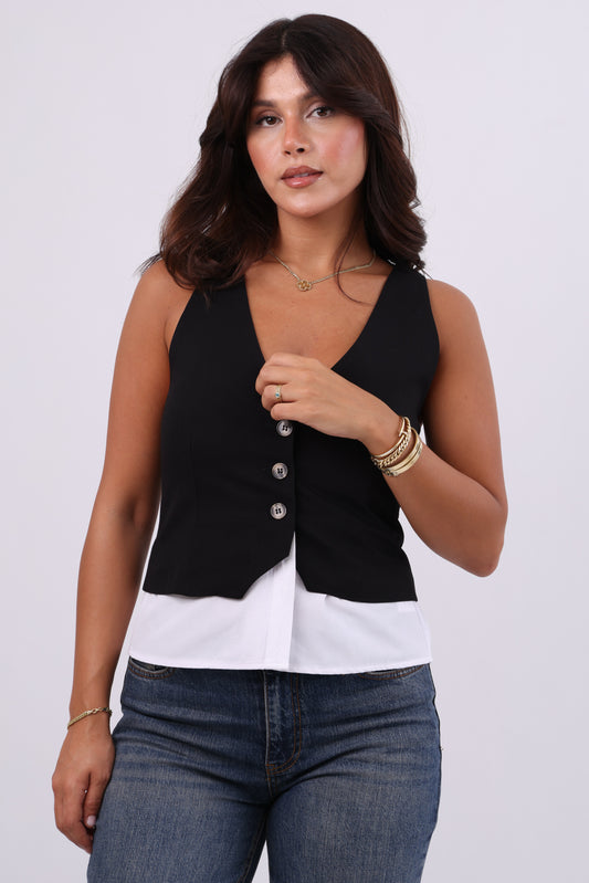 Elena Layered Vest