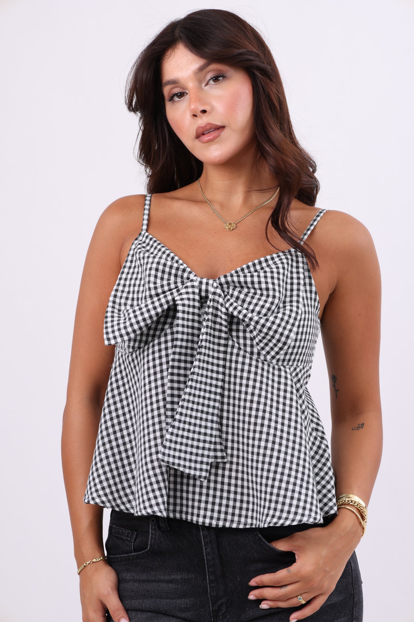 Stella Gingham Top