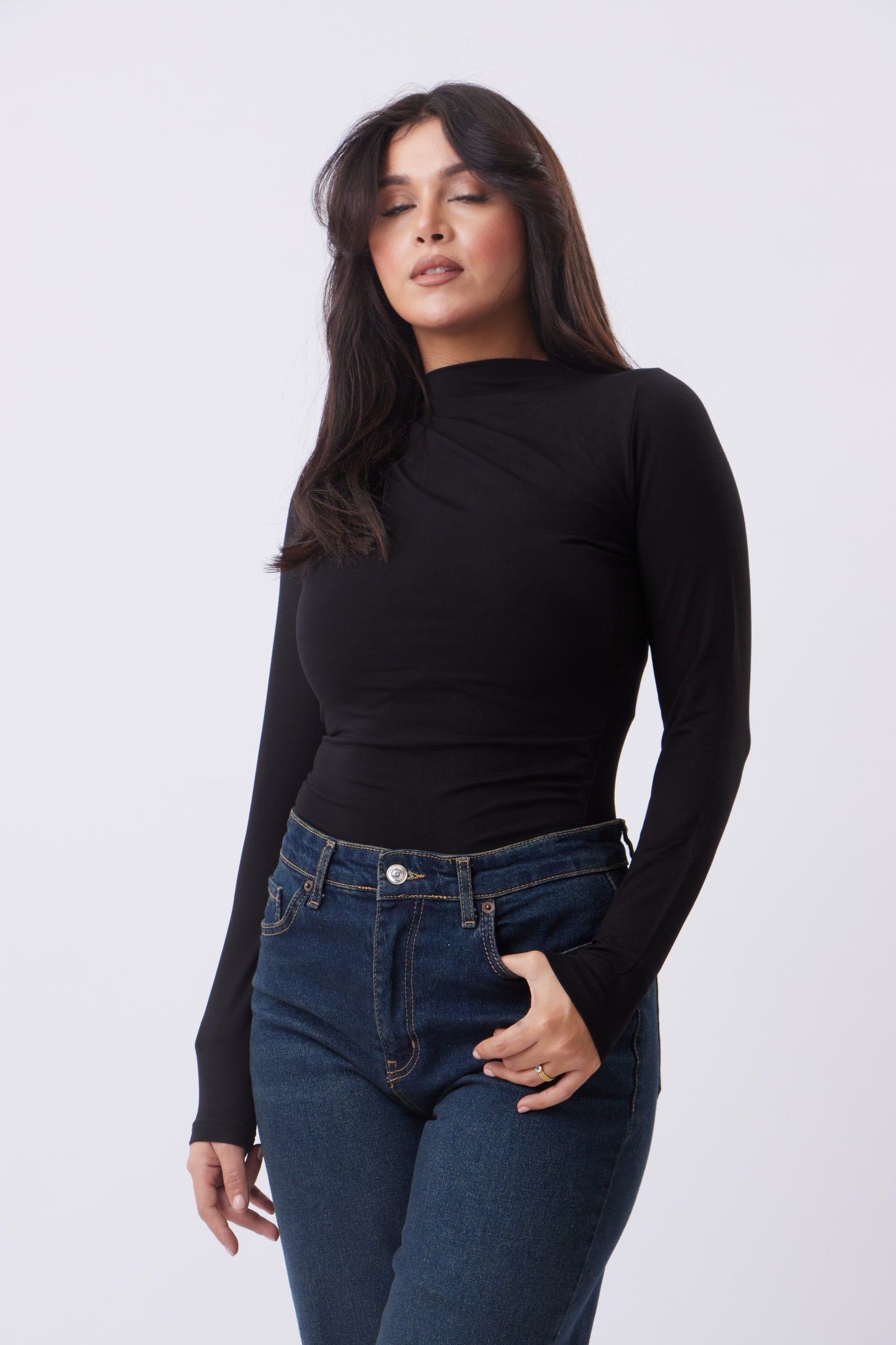 Luna Rushed long sleeve Top