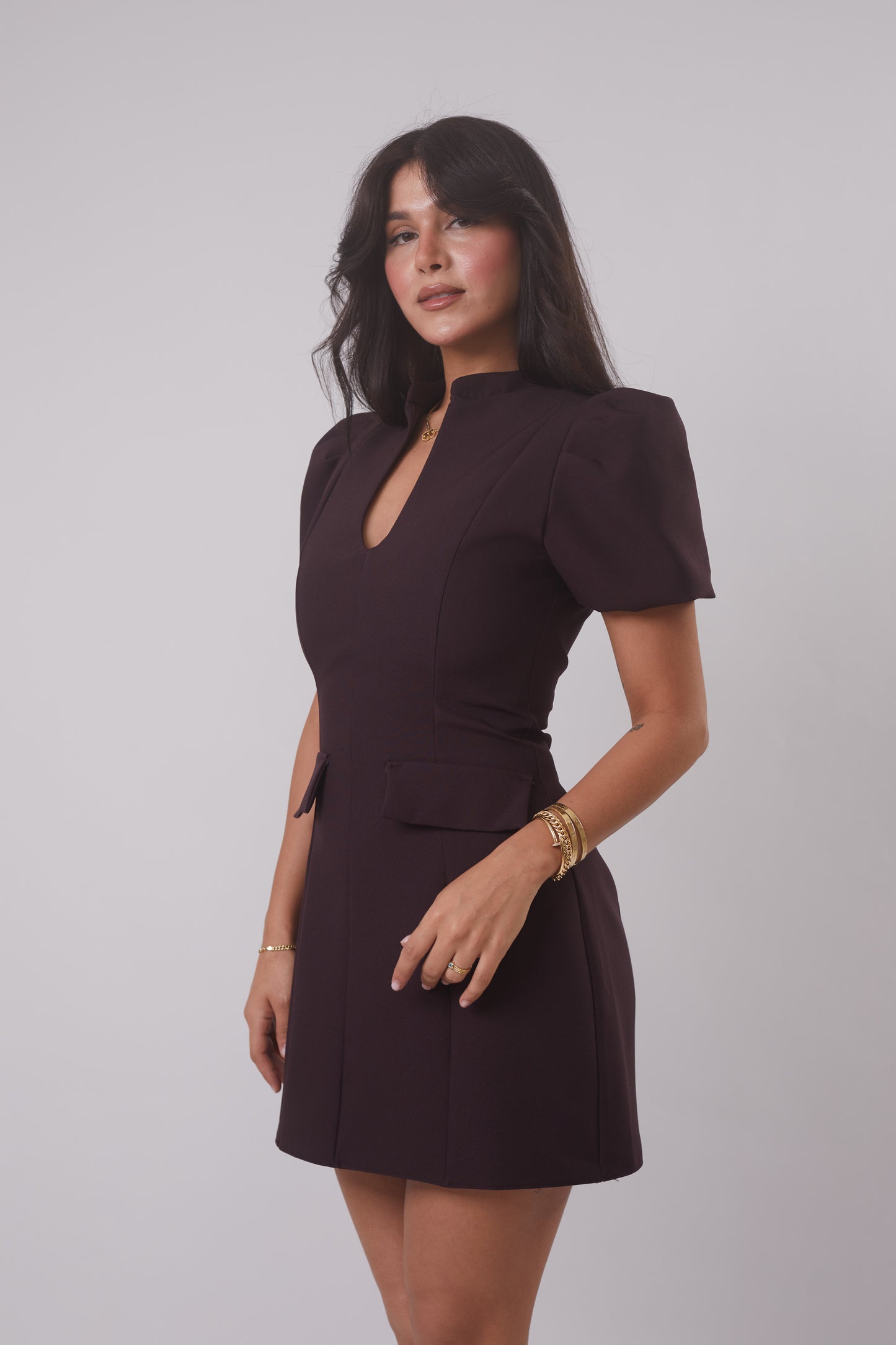 Sculpted Mini-Dress