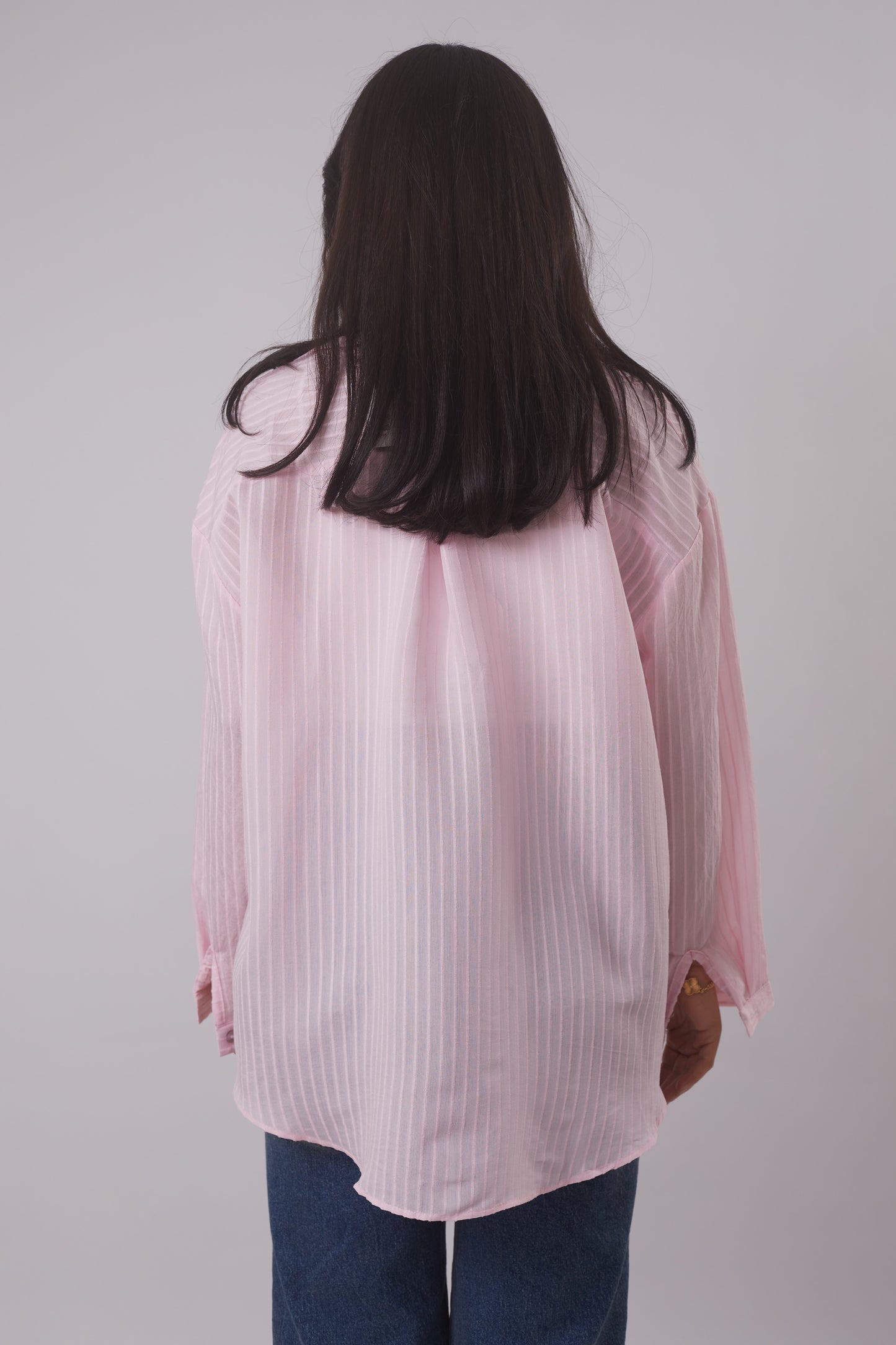 Sheer Striped Shirt