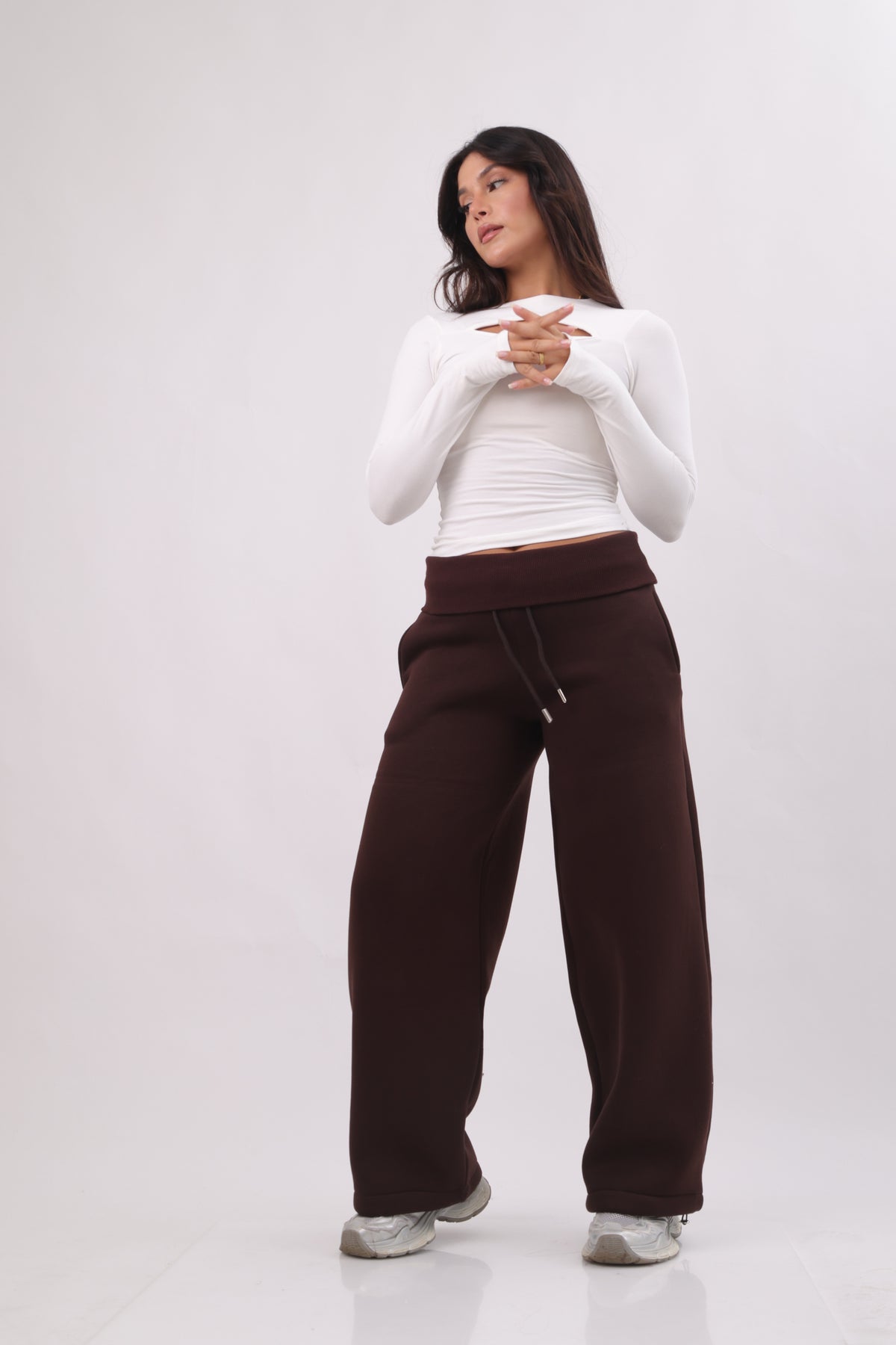 Cozy wide leg jogger