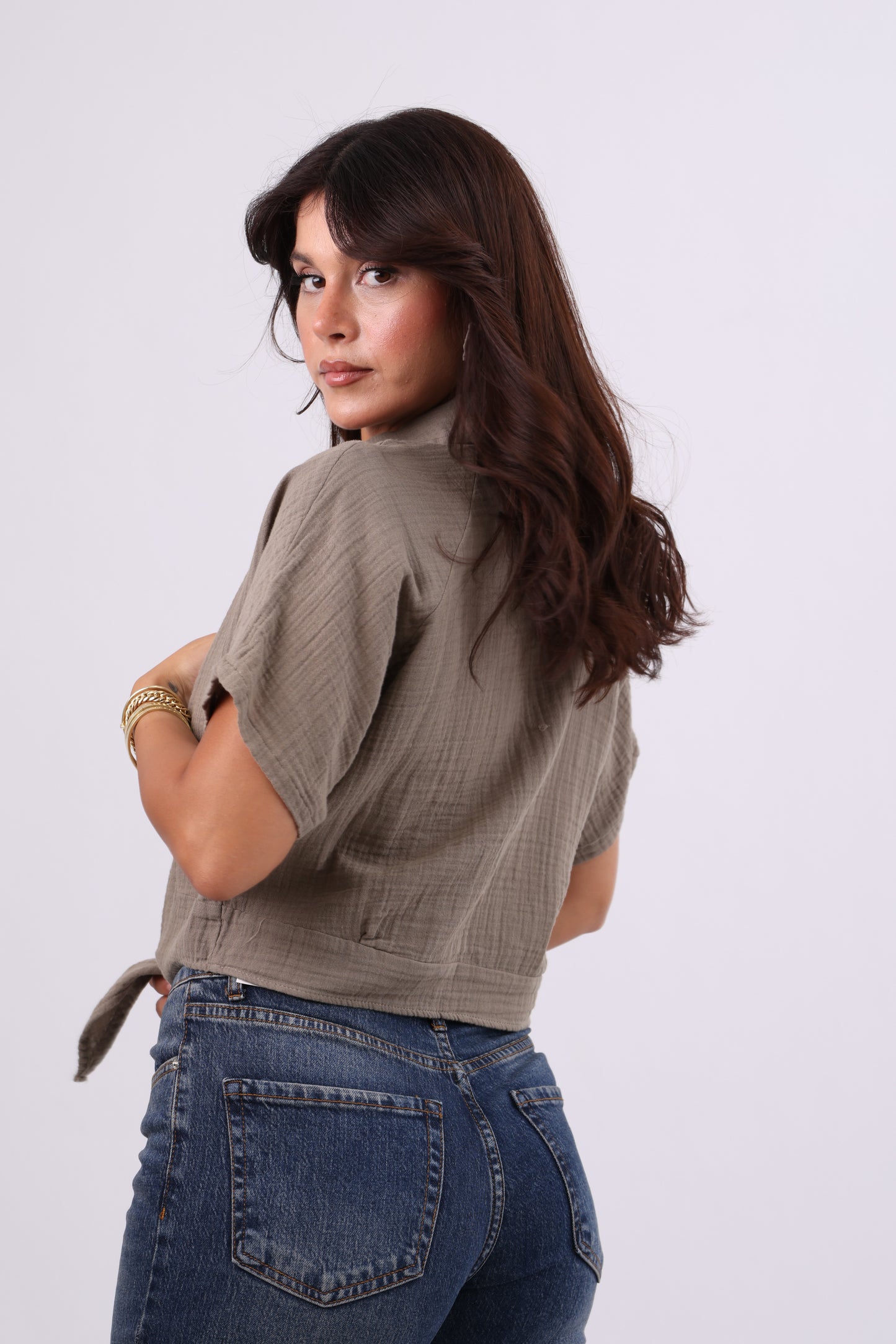 Tie-Front Blouse