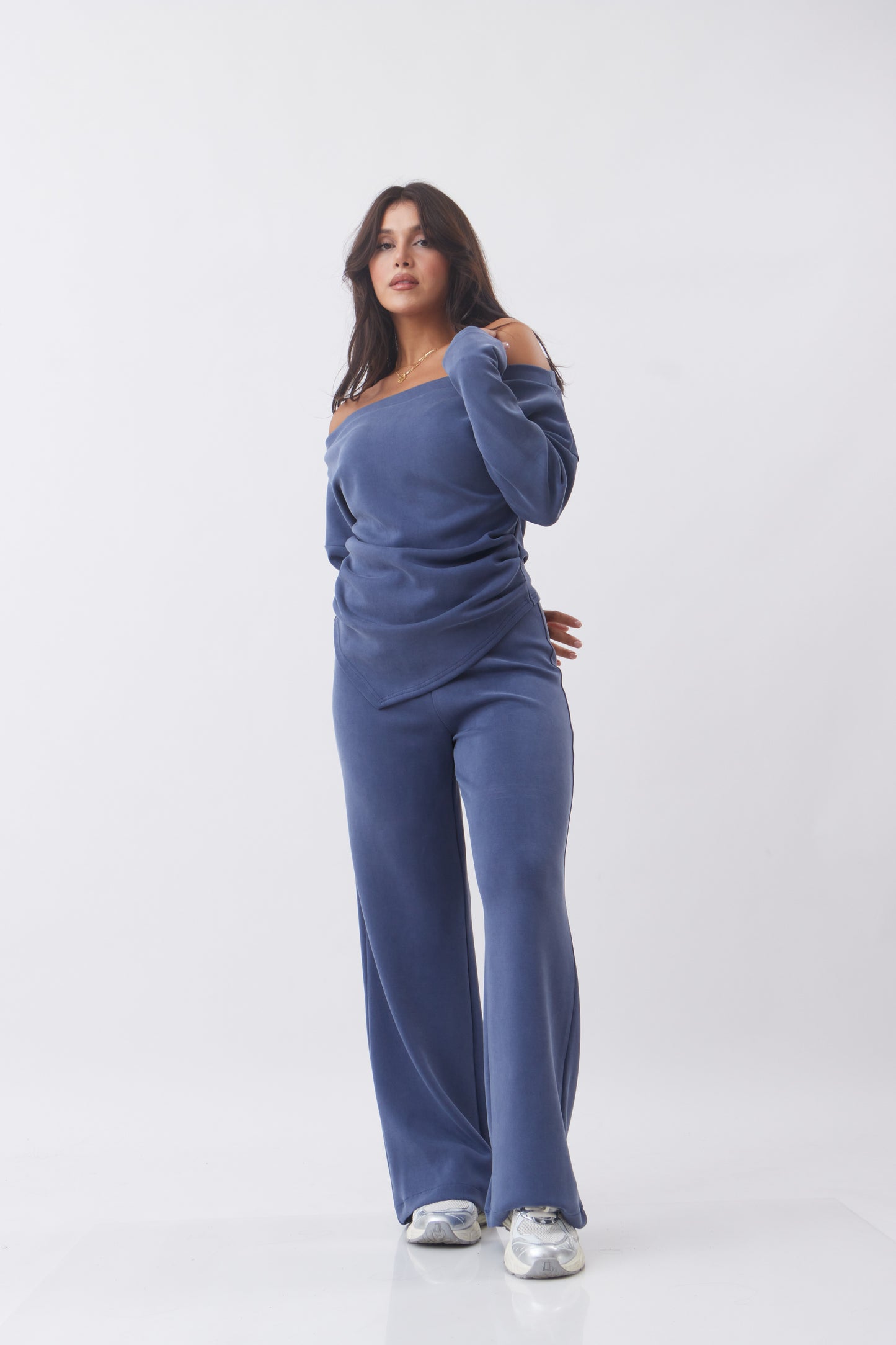 "Lysa"Off-shoulders Set Assymetric