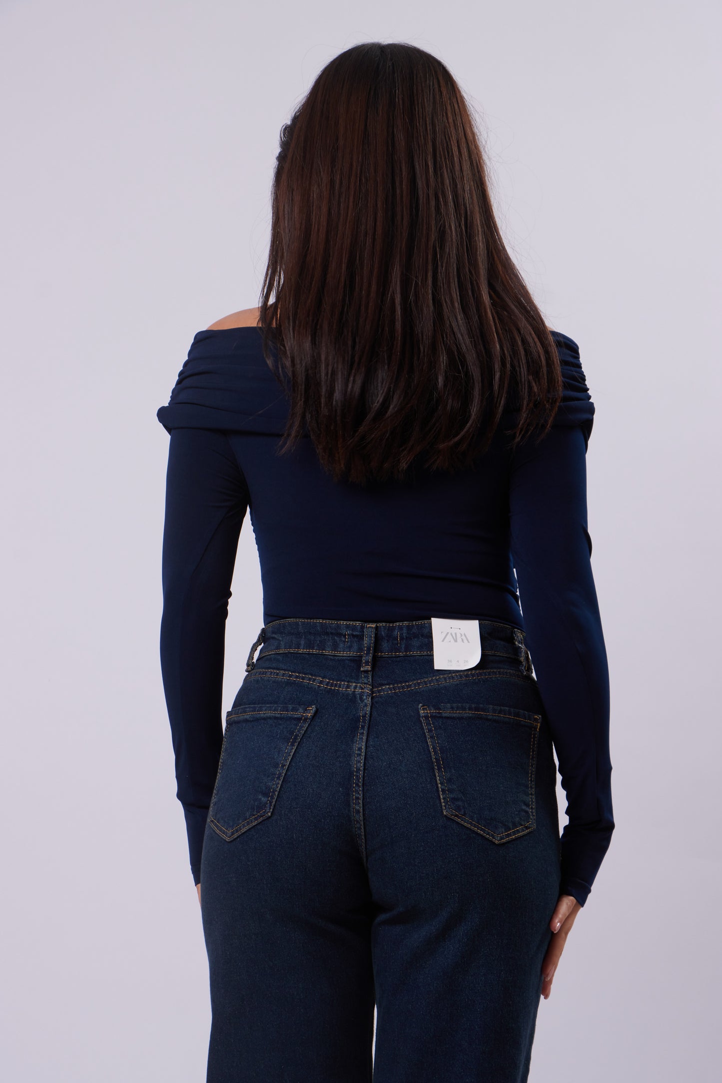 Off-Shoulder elevated Basic Top