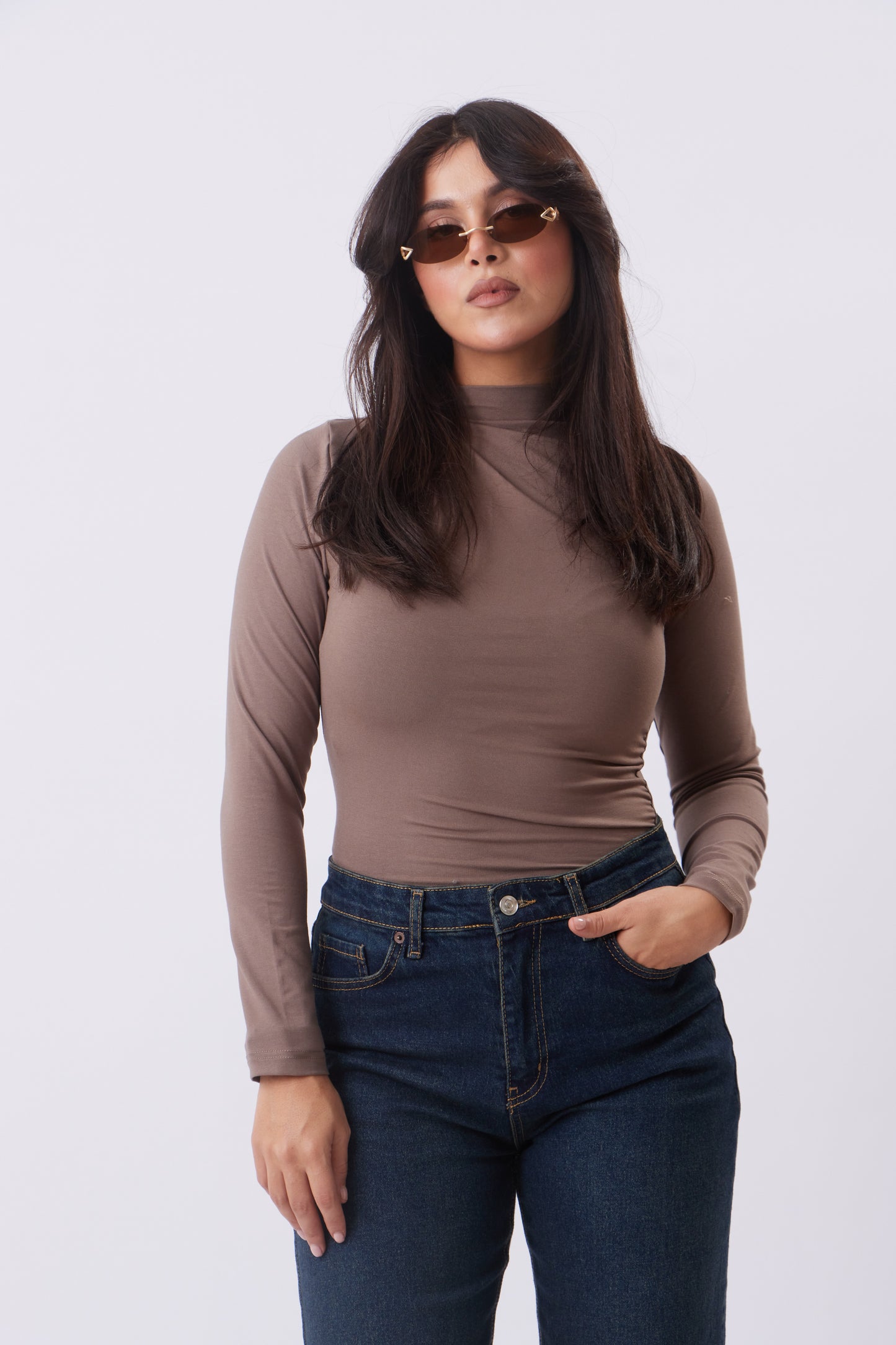 Luna Rushed long sleeve Top