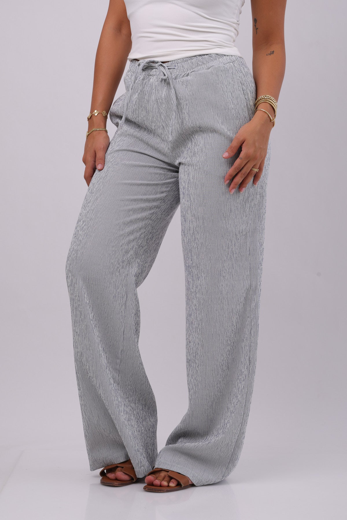THE ESSENTIAL STRIPED TROUSER