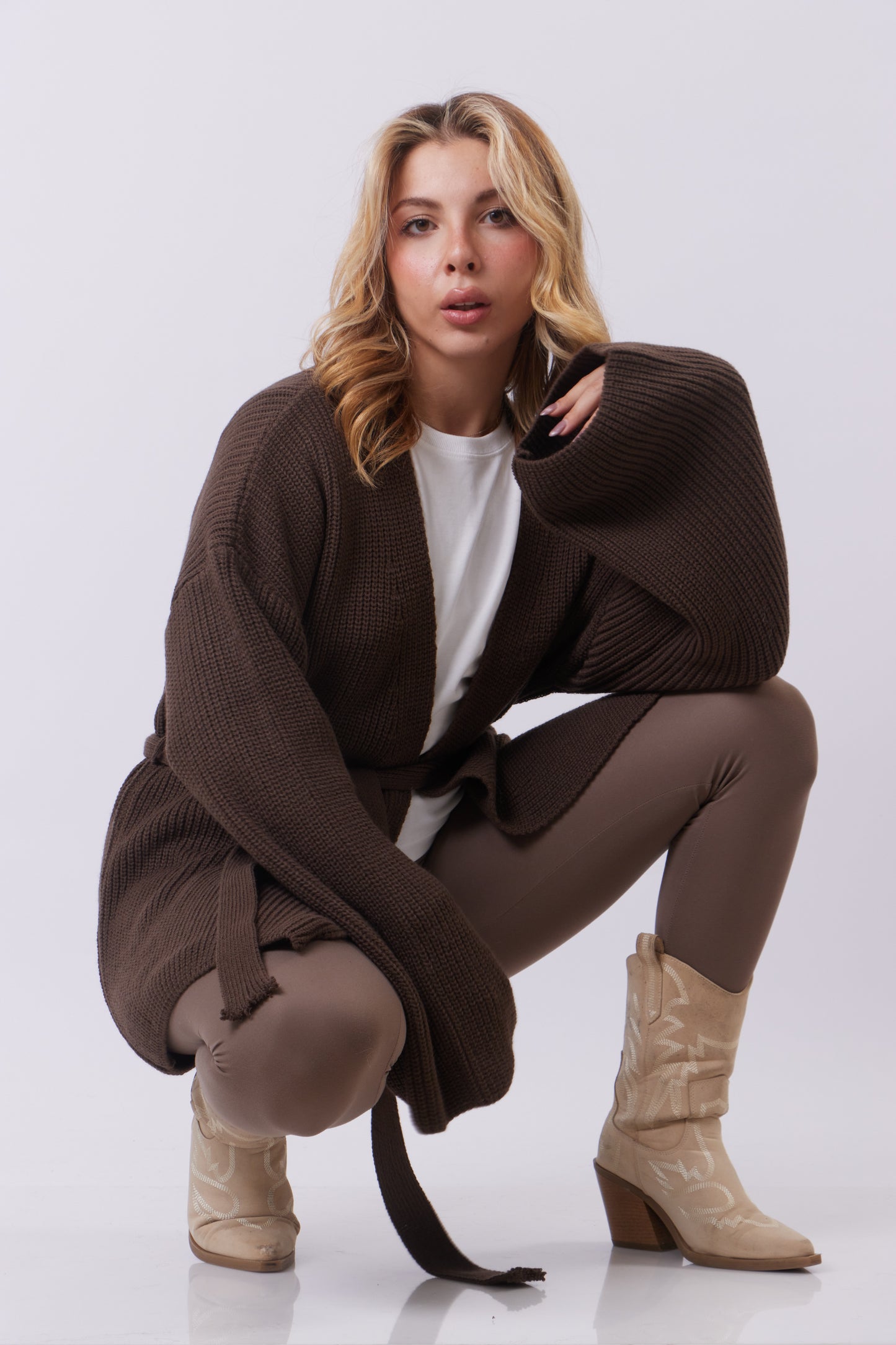 Oversized Thick Wool Cardigan