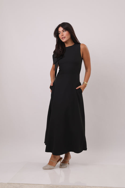 Bow Midi Dress