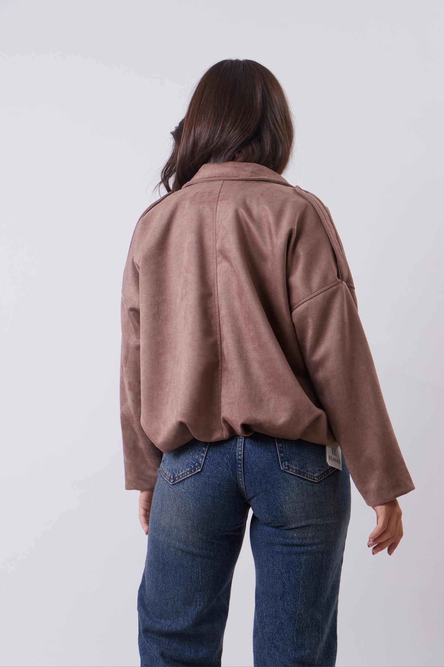 Suede Effect Jacket