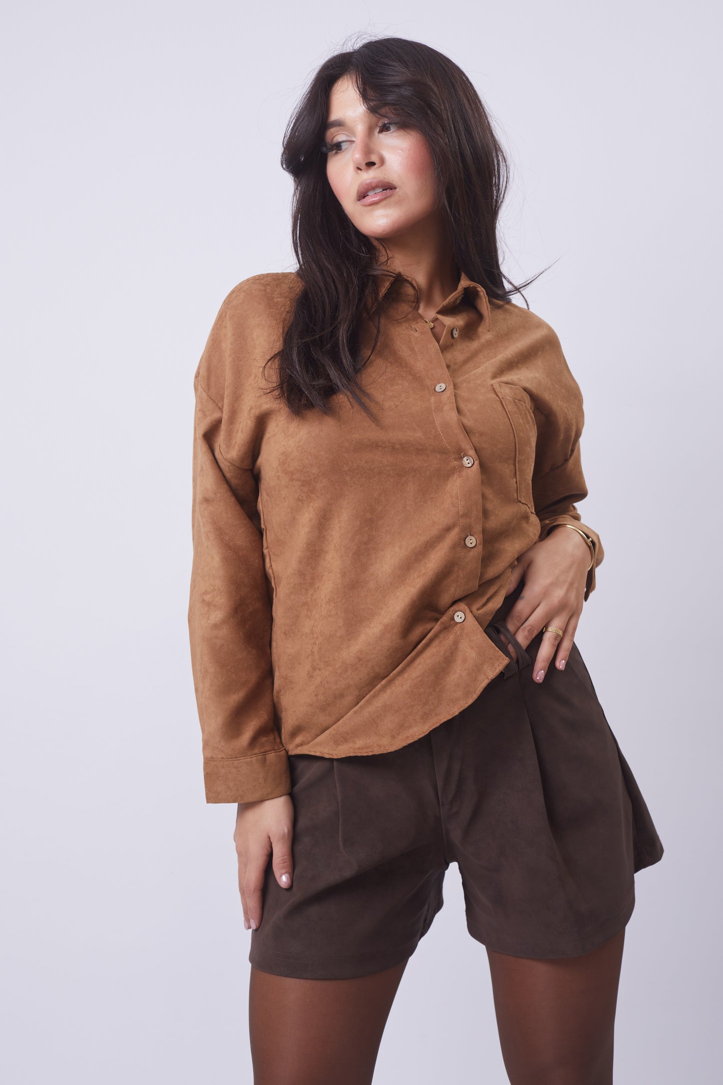 Toffee Oversized Shirt