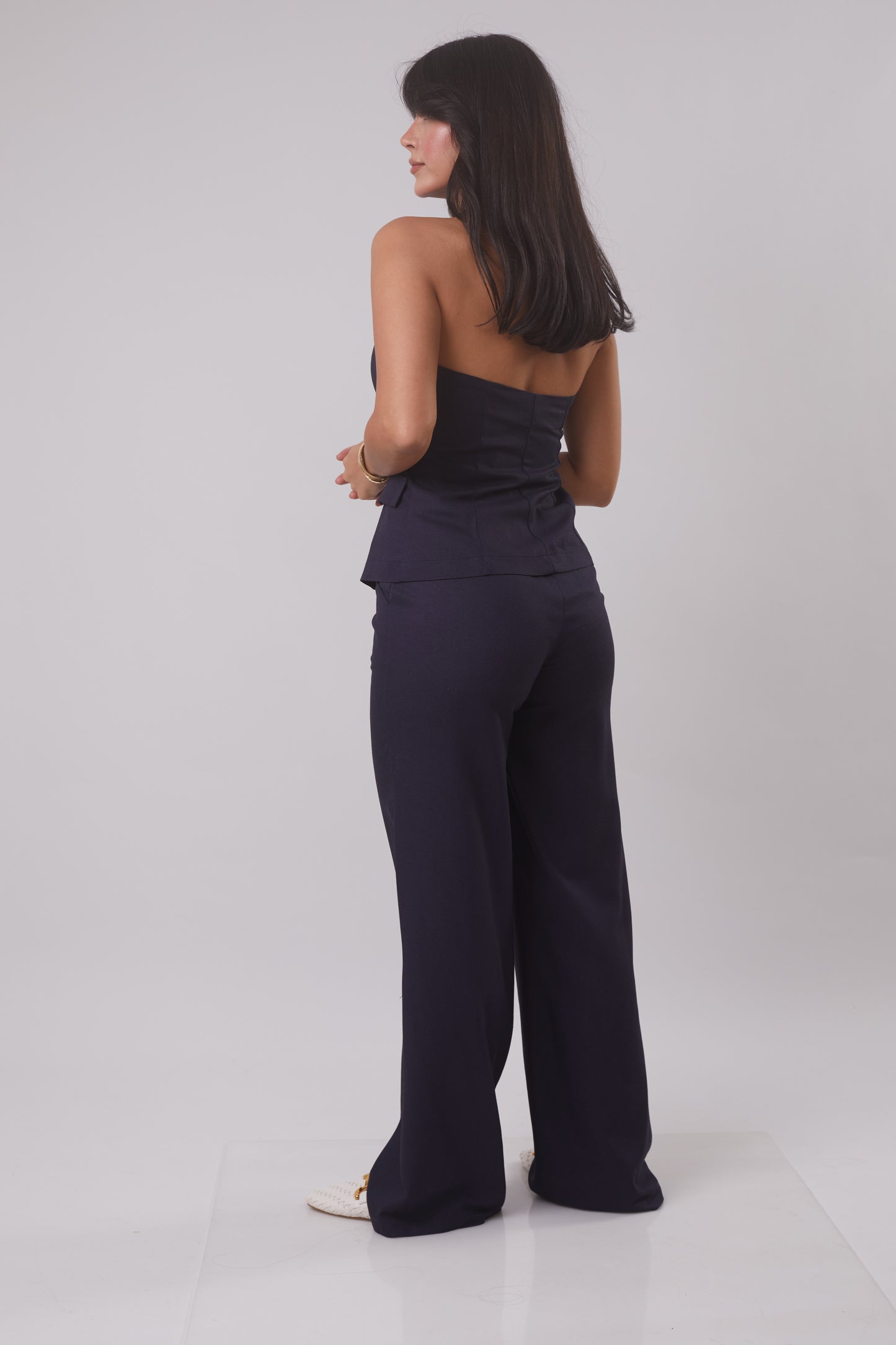 The Halter Vest & Trouser Linen Set