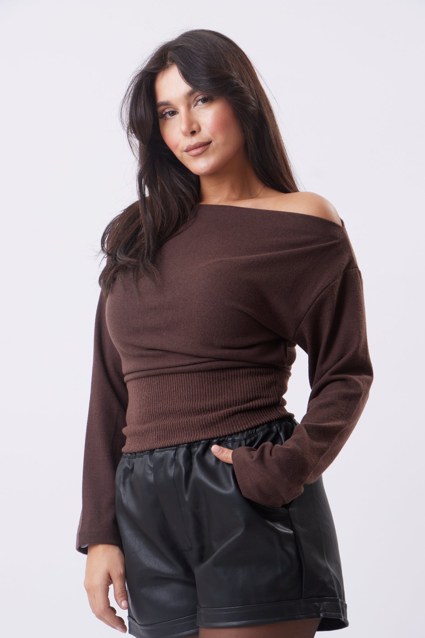 Aria Asymmetric Knit