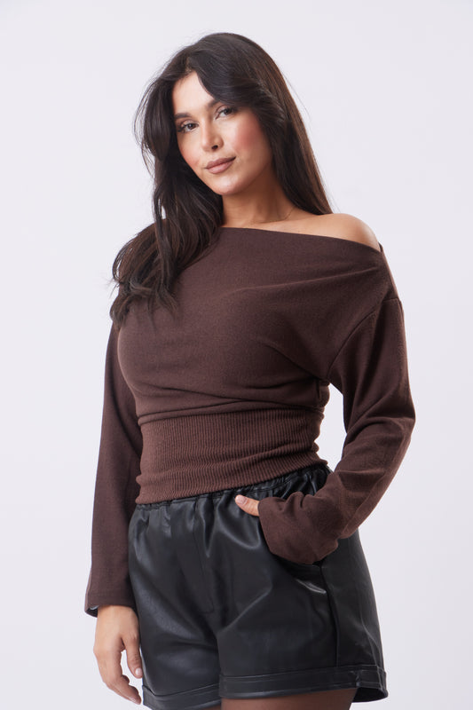 Aria Asymmetric Knit
