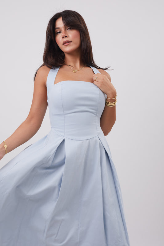 Chloe Halter Maxi Dress