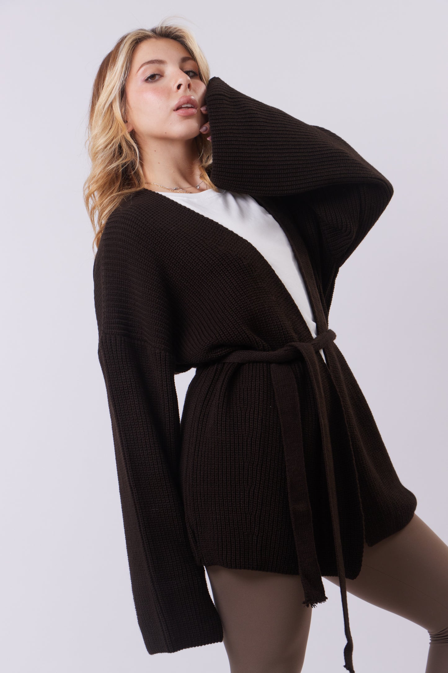 Oversized Thick Wool Cardigan