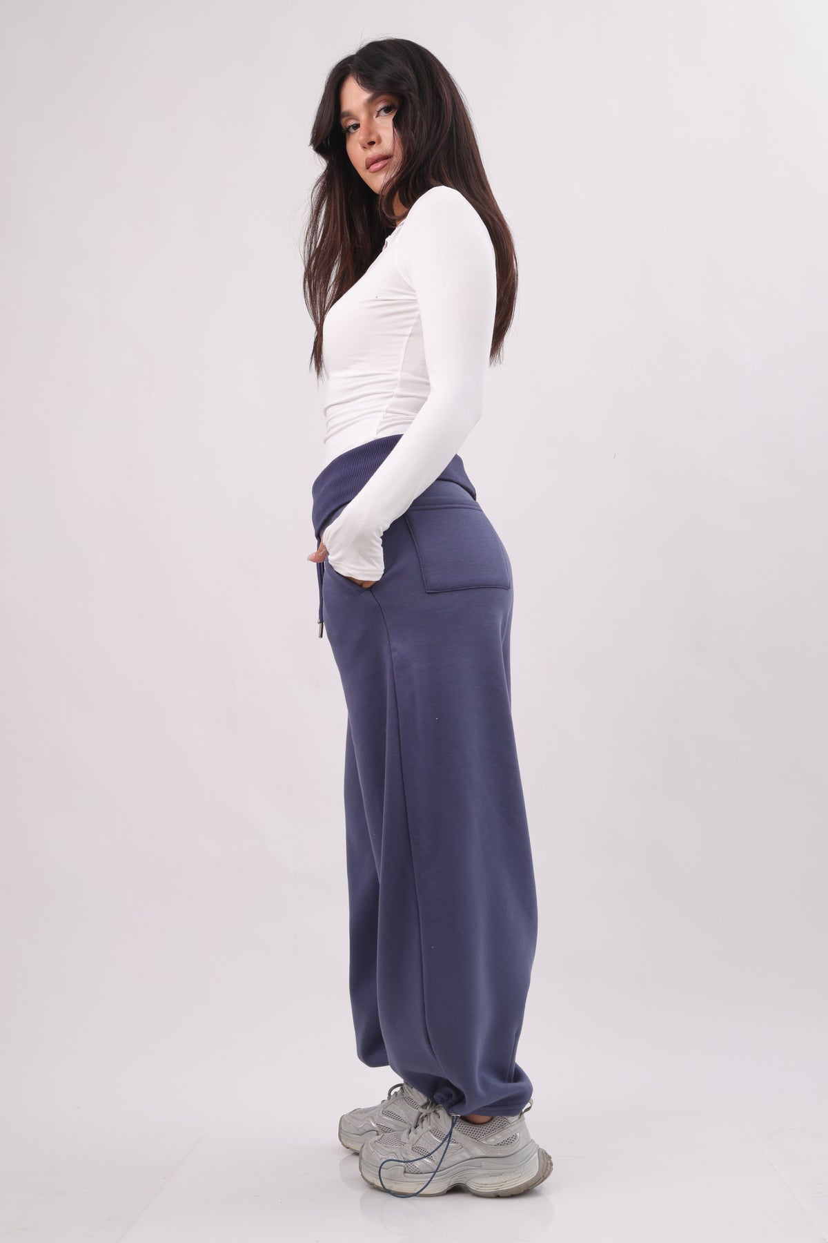 Cozy wide leg jogger