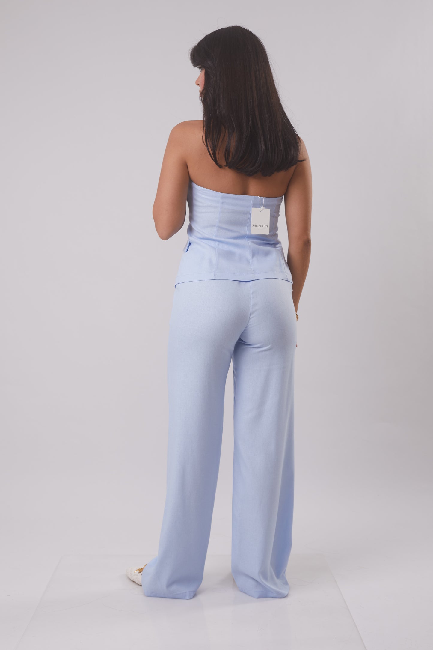 The Halter Vest & Trouser Linen Set